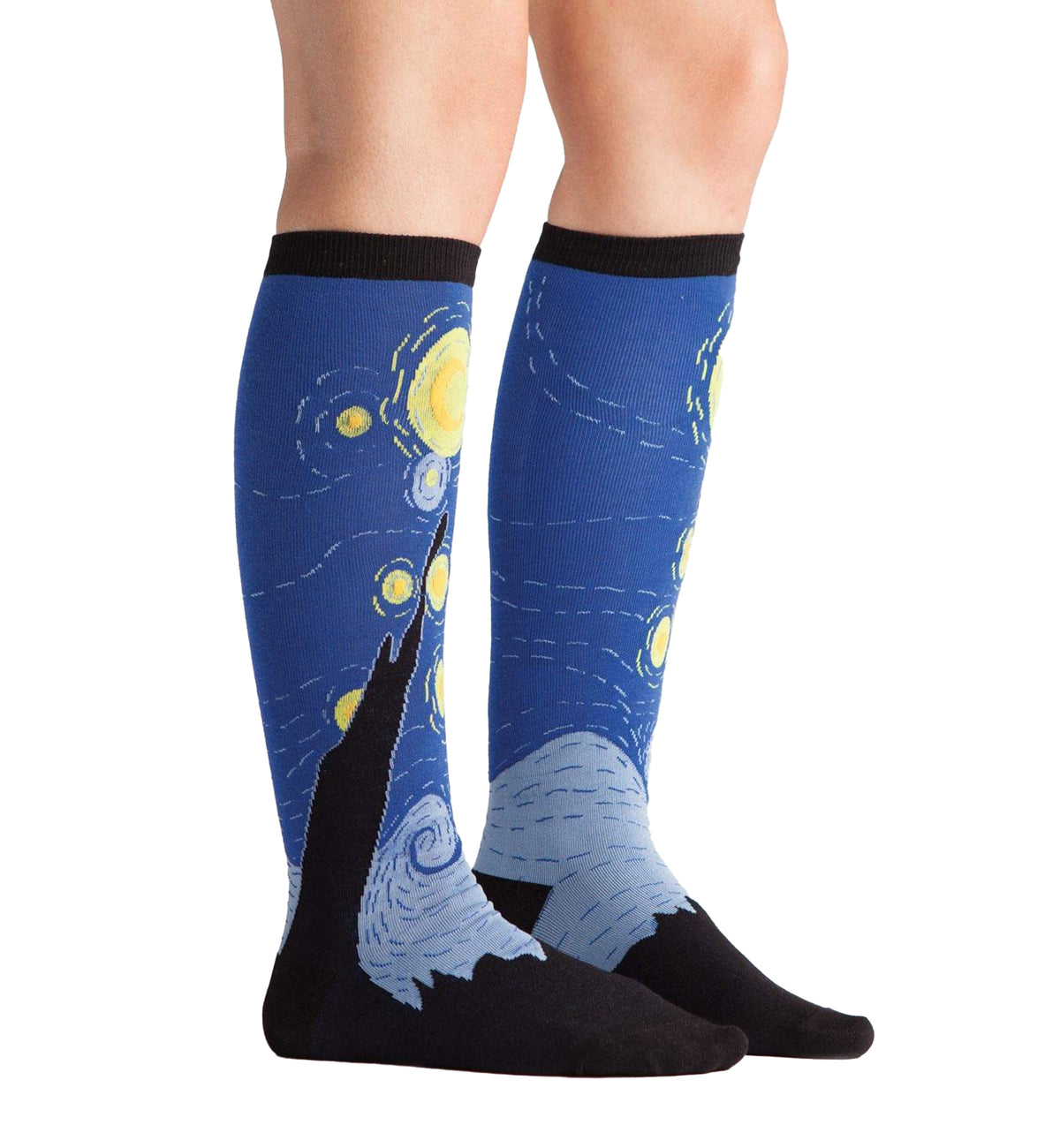 SOCK it to me Unisex Knee High Socks (f0121),Starry Night - Starry Night,One Size