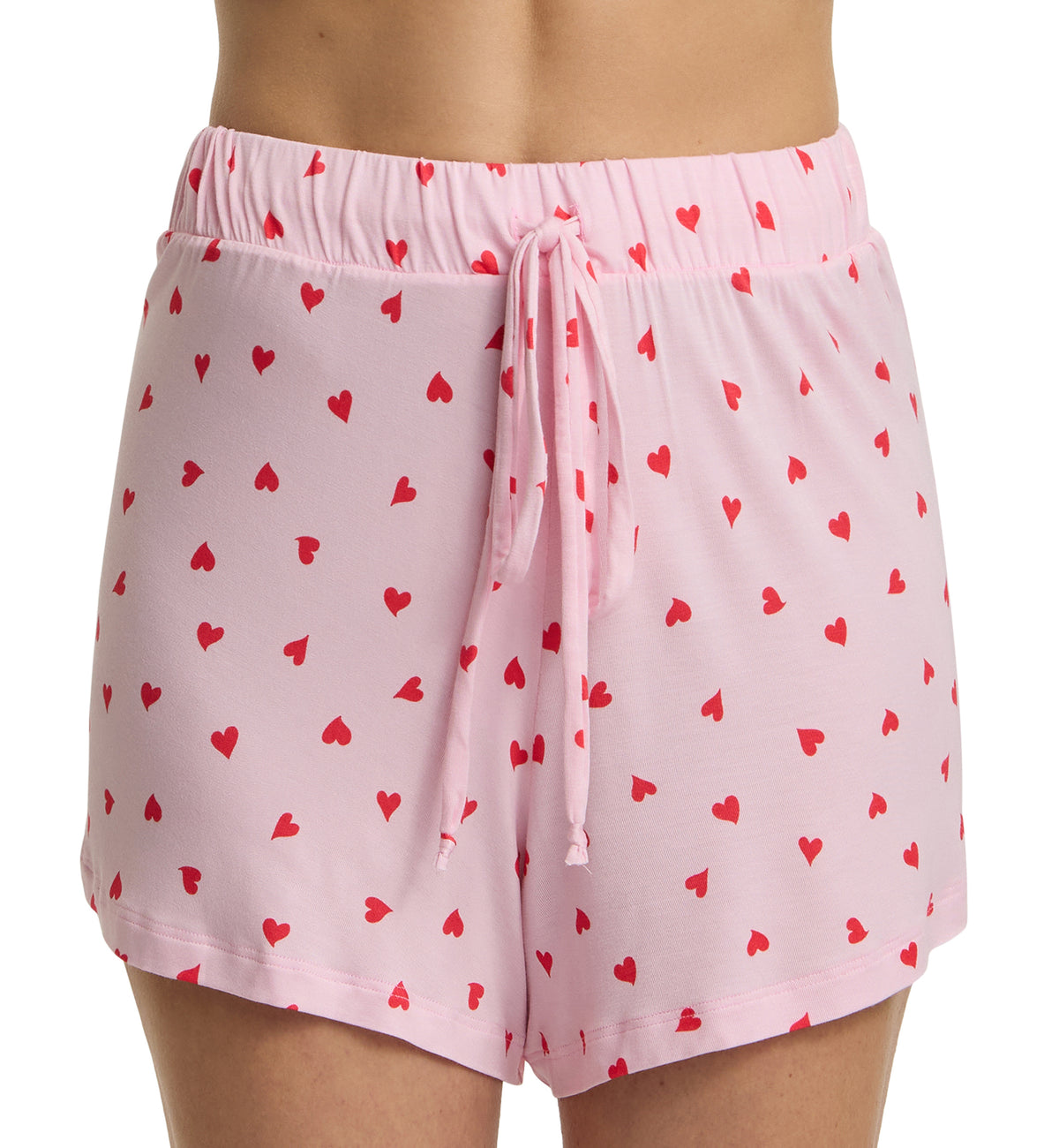 Hanky Panky Unwind Modal Drawstring Short (63S502),Small,So In Love - So In Love,Small