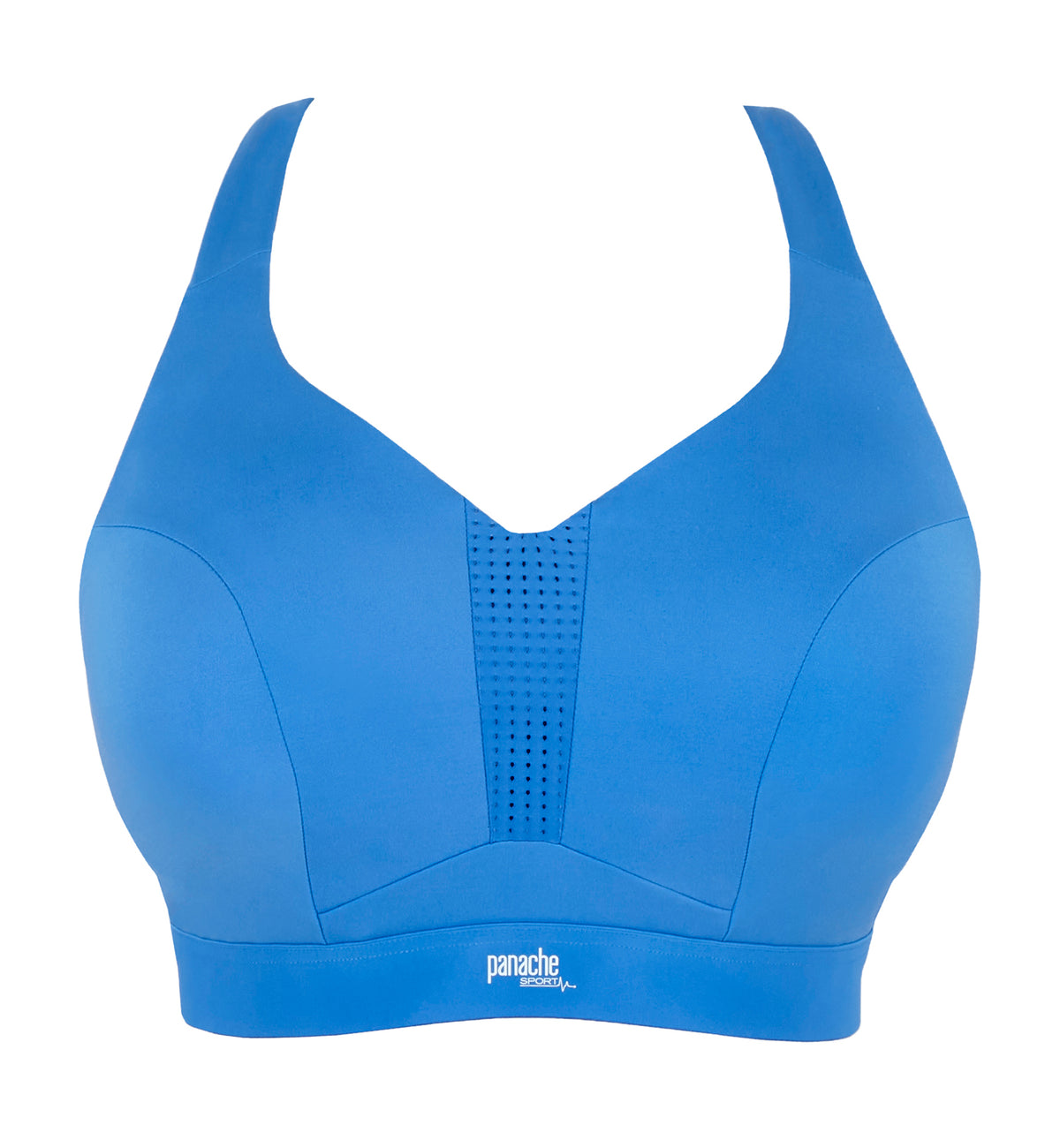 Panache Endurance Ultra Perform Non-padded Underwire Sports Bra (5022),28DD,Azure - Azure,28DD