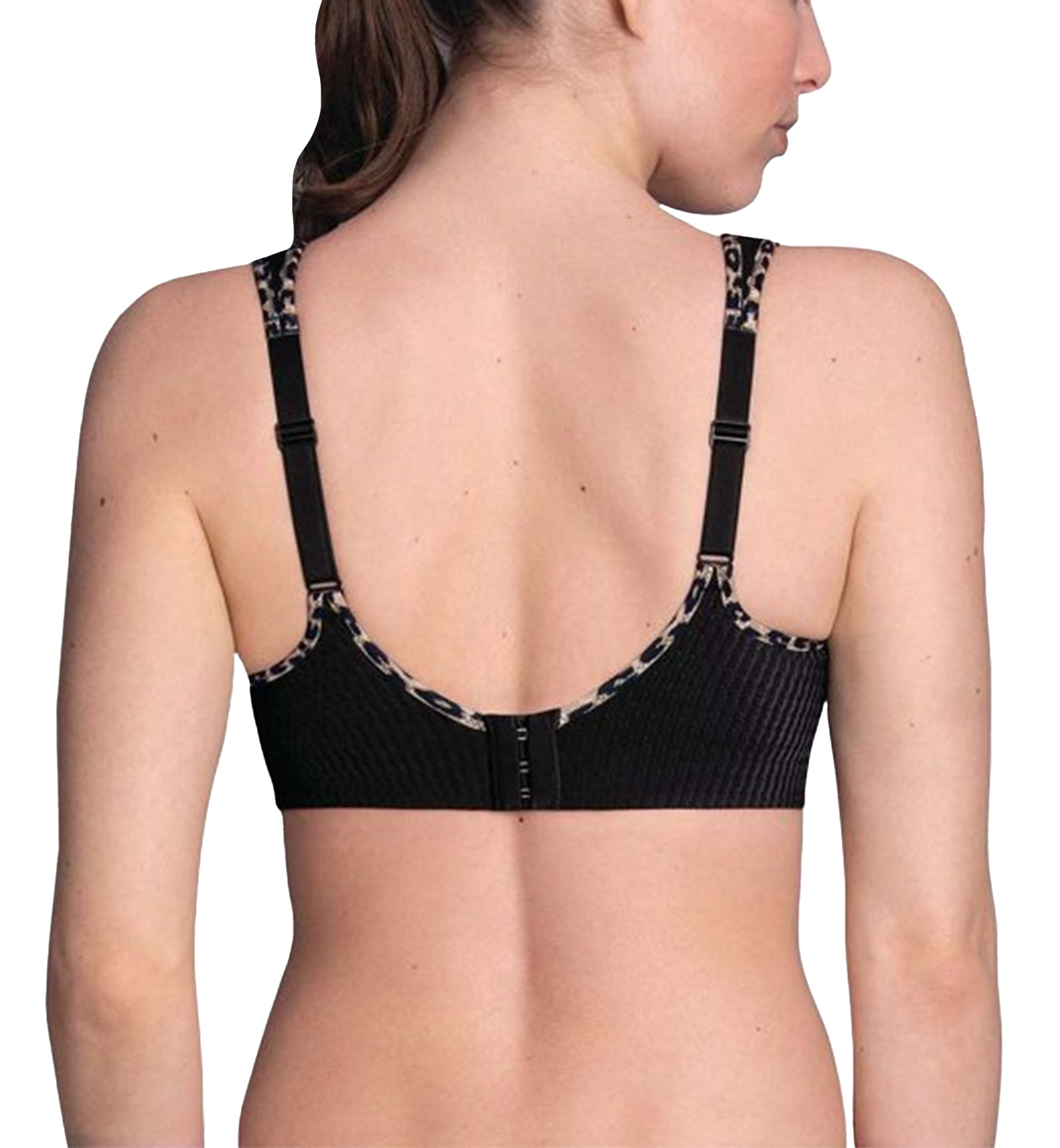 Anita Active Air Control Delta Pad Sports Bra (5544),32G,Black/Kalahari - Black/Kalahari,32G