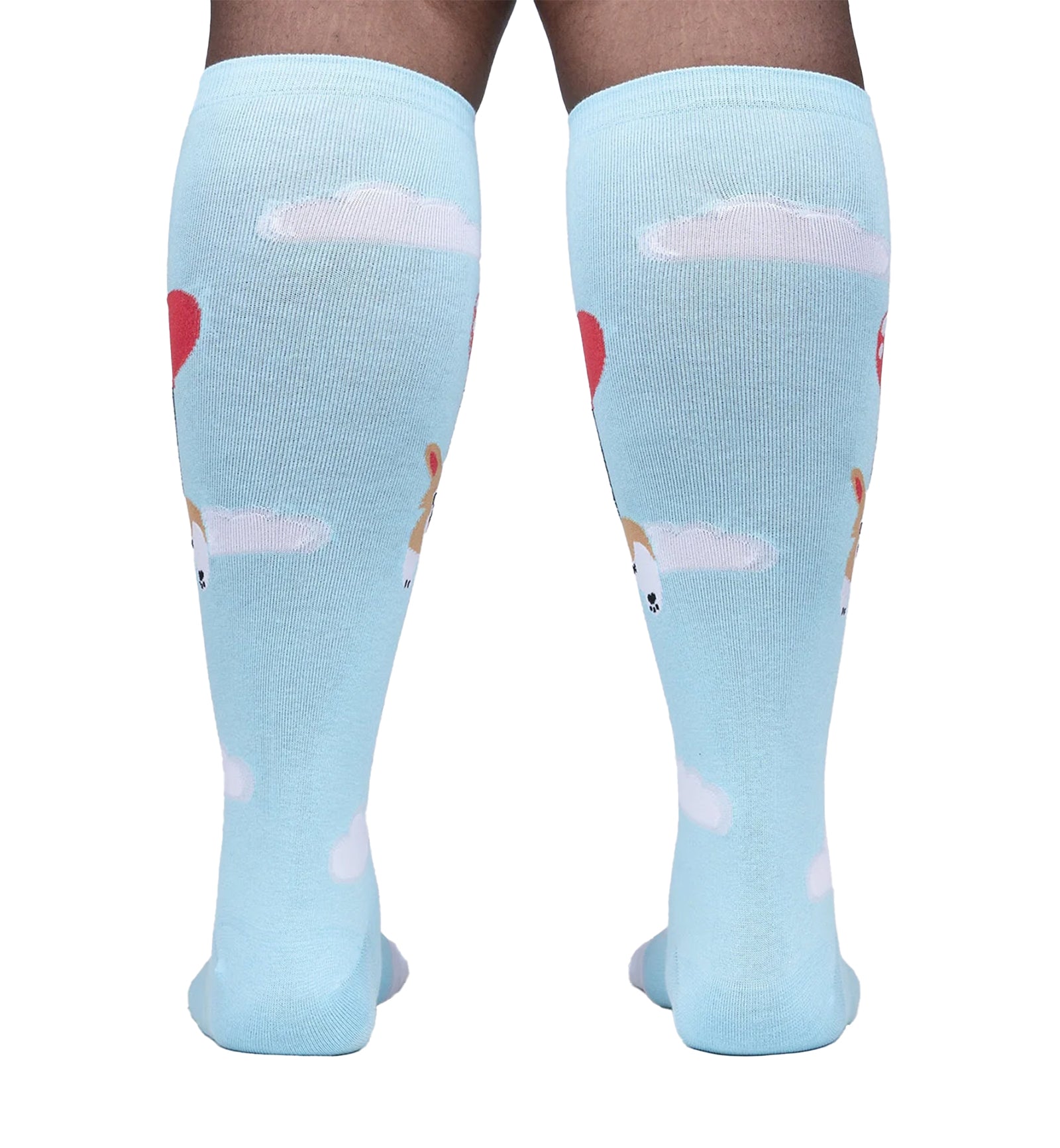 SOCK it to me Unisex Stretch-It Knee High Socks (S0130),Pup, Pup and Away - Pup Pup and Away,One Size