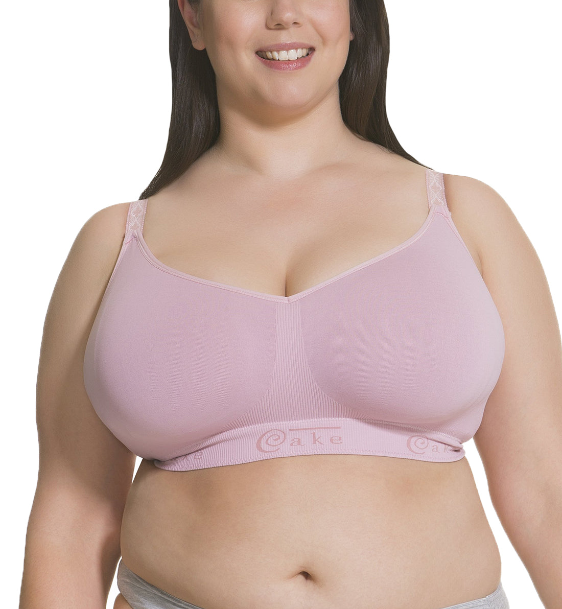 Sugar Candy by Cake Seamless Fuller Bust Everyday Softcup G-L (28-8005),30XS,Pink - Pink,XS