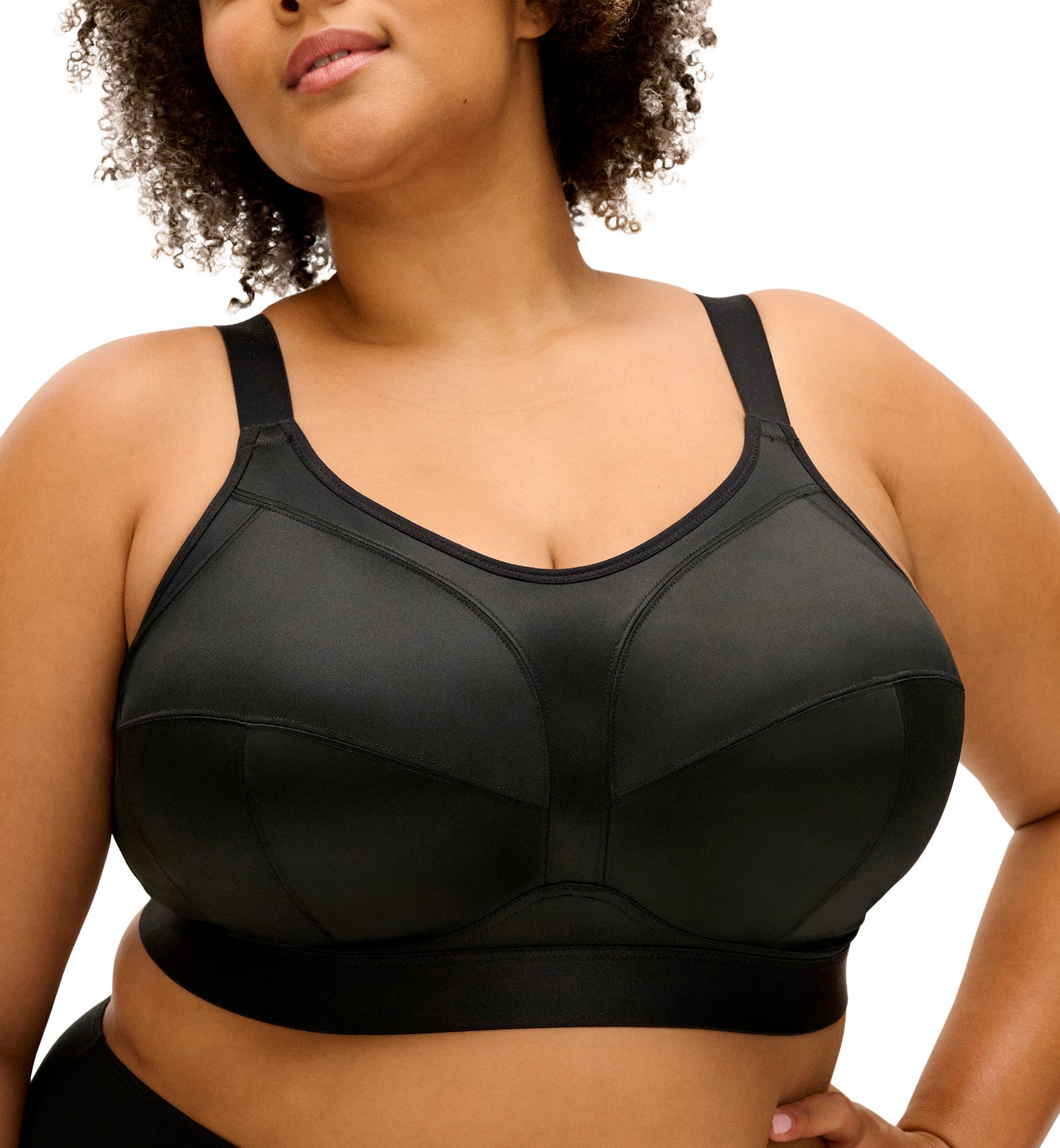 Goddess Katarina Full Cup Non Wire Bra (700318),34I,Black - Black,34I