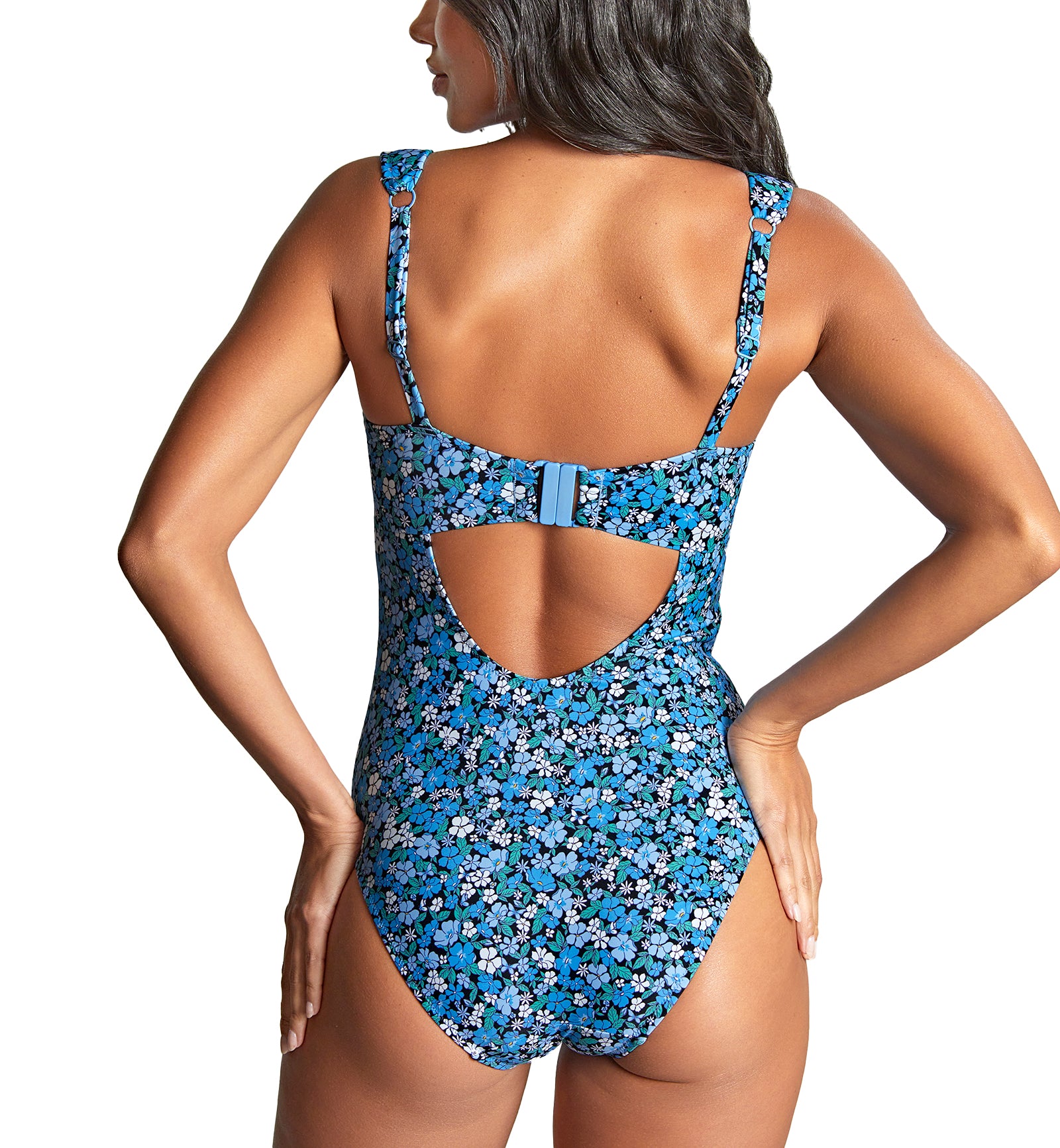Panache Monica Balcony Underwire Swimsuit (SW1850),30FF,Posy Print - Posy Print,30FF