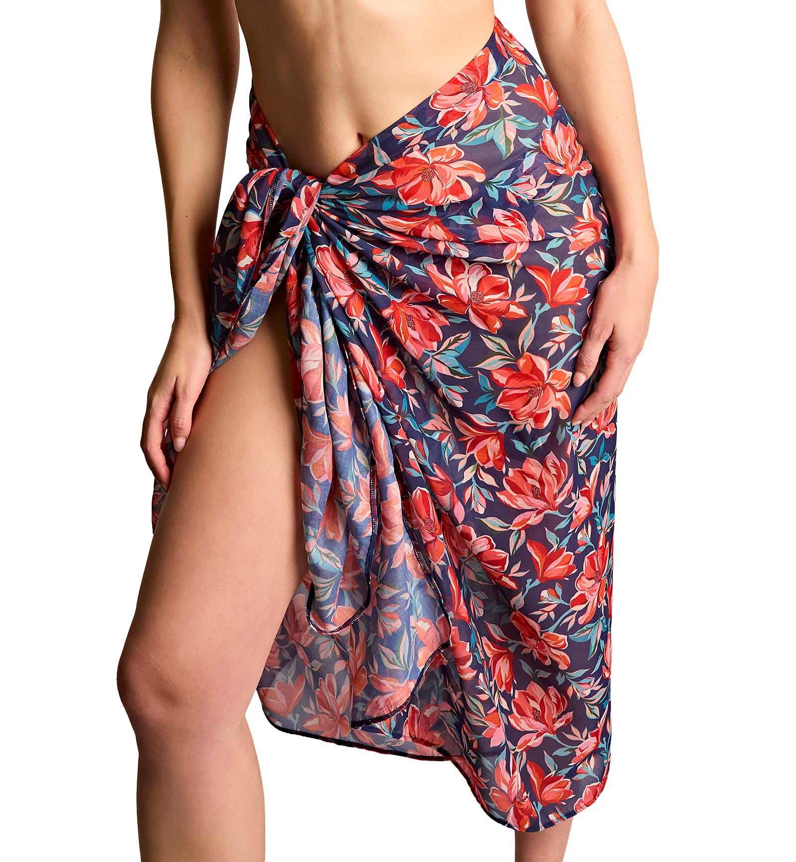 Panache Aimee Sarong Swim Cover Up (SW1728),Liliflora - Liliflora,One Size