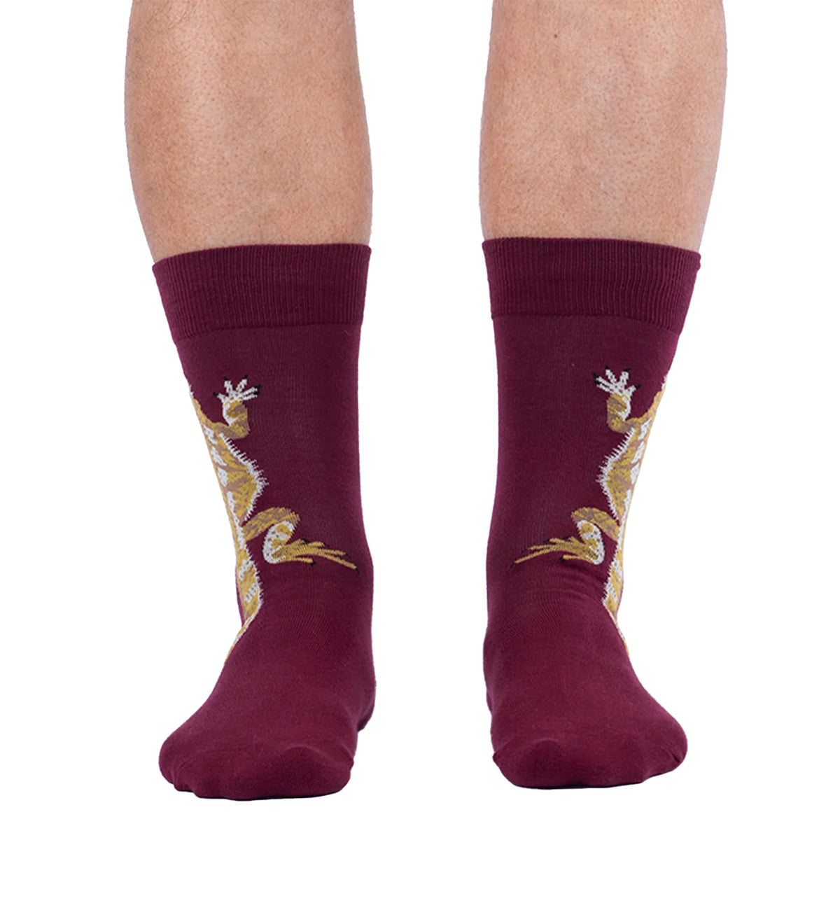 SOCK it to me Men's Crew Socks (MEF0714),Bearded Dragon - Bearded Dragon,One Size
