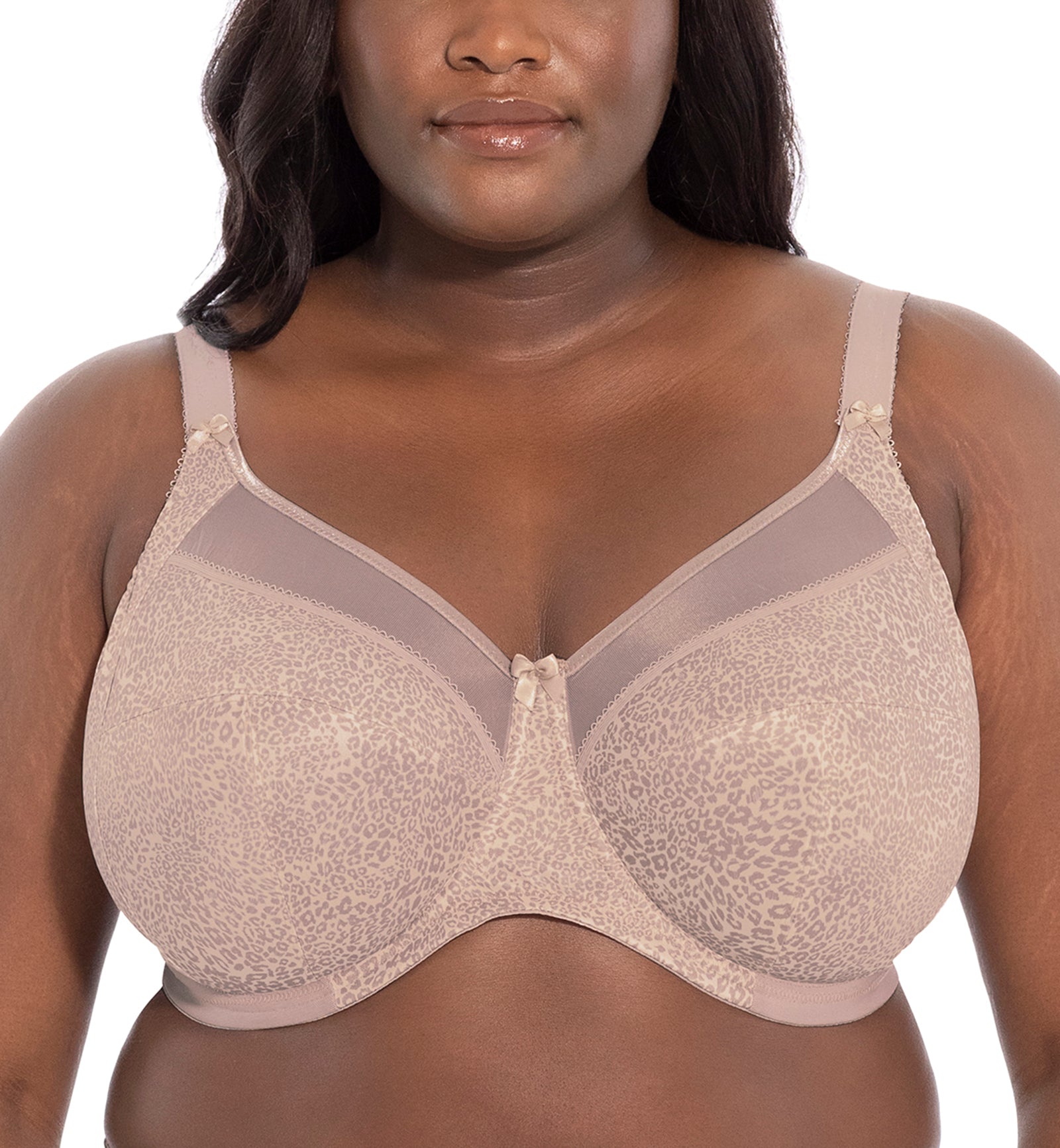 Goddess Kayla Support Underwire Bra (6162),34J,Taupe Leopard - Taupe Leopard,34J