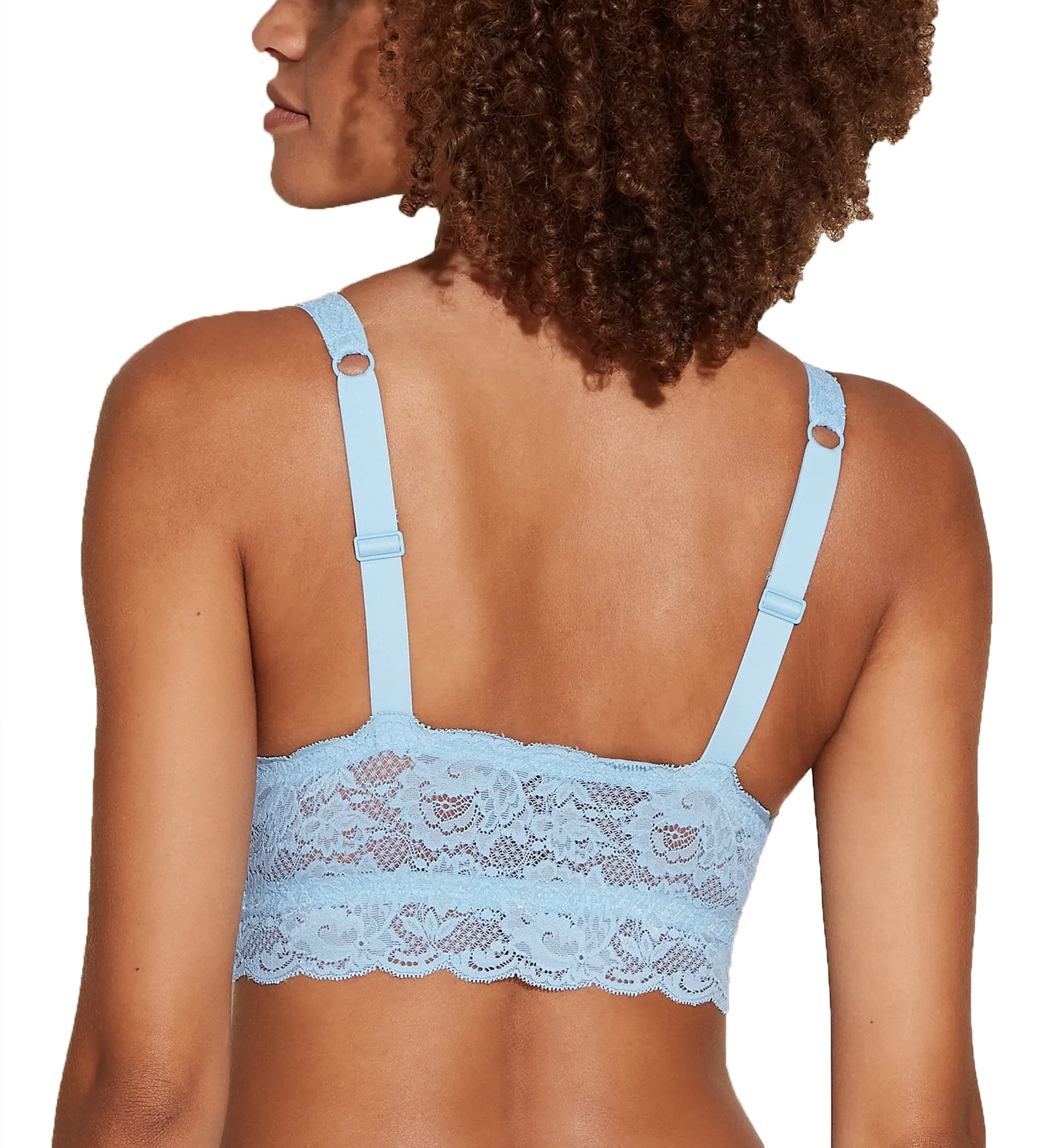 Cosabella NSN CURVY Sweetie Bralette (NEVER1310),Petite,Aasmani Blue - Aasmani Blue,XXS
