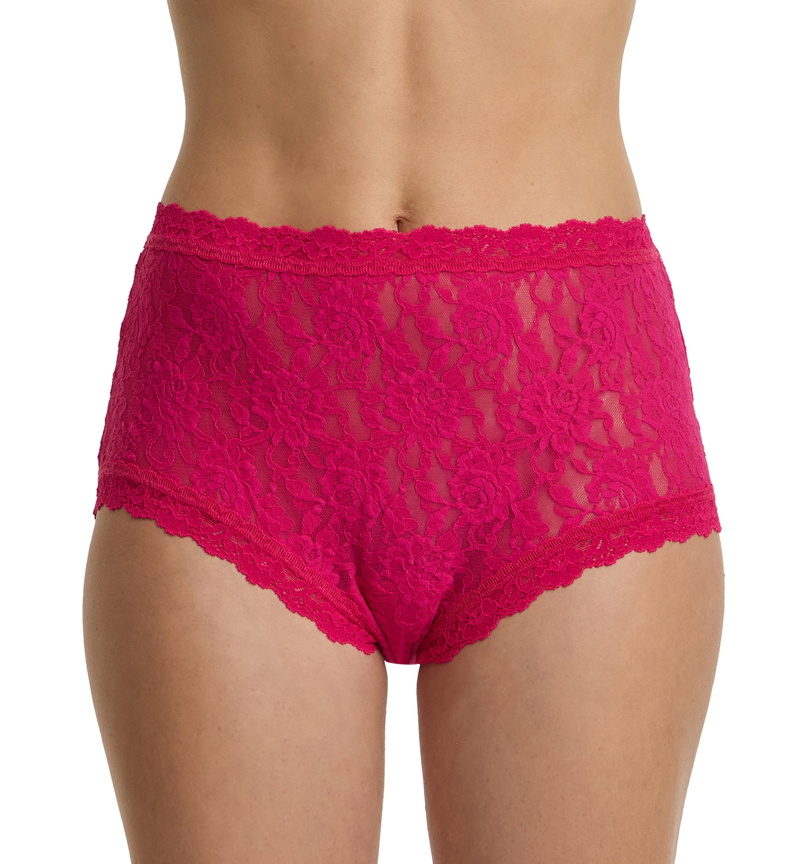 Hanky Panky Signature Lace High Rise Boyshort (481292),XS,Sealed With A Kiss - Sealed With A Kiss,XS
