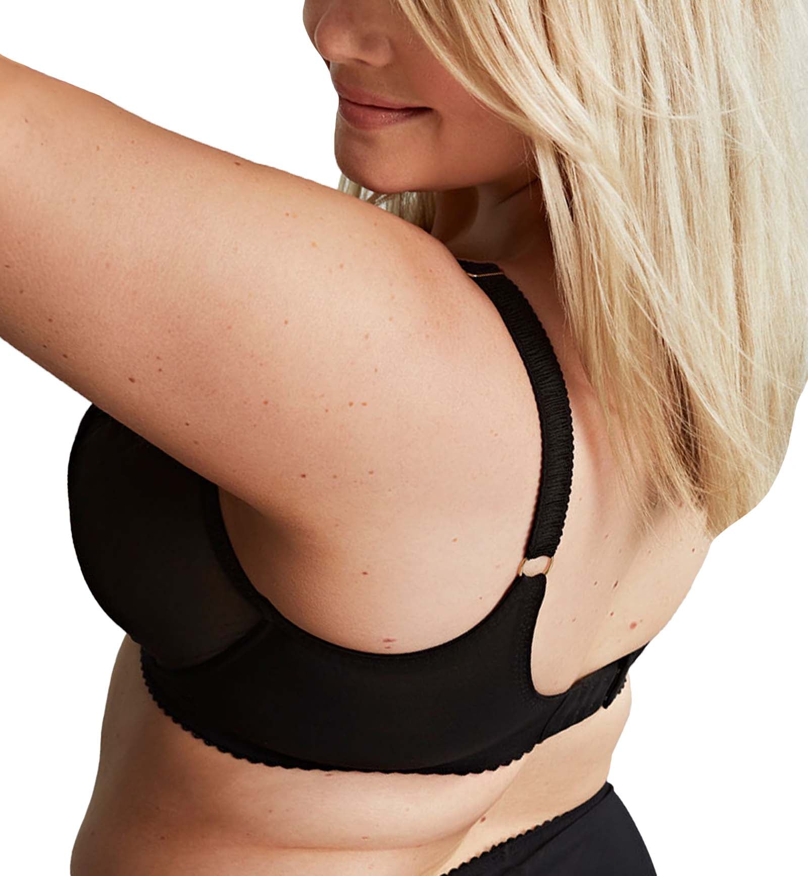 Sculptresse by Panache Liberty Plunge Underwire Bra (10846),34F,Black - Black,34F