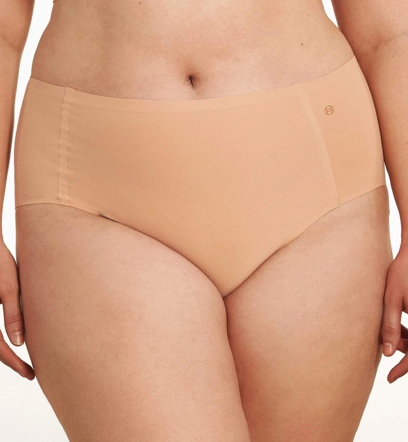 Evelyn & Bobbie High-Waisted Retro Bikini Panty (1704),US 0-14,Himalayan Salt - Himalayan Salt,US 0-14