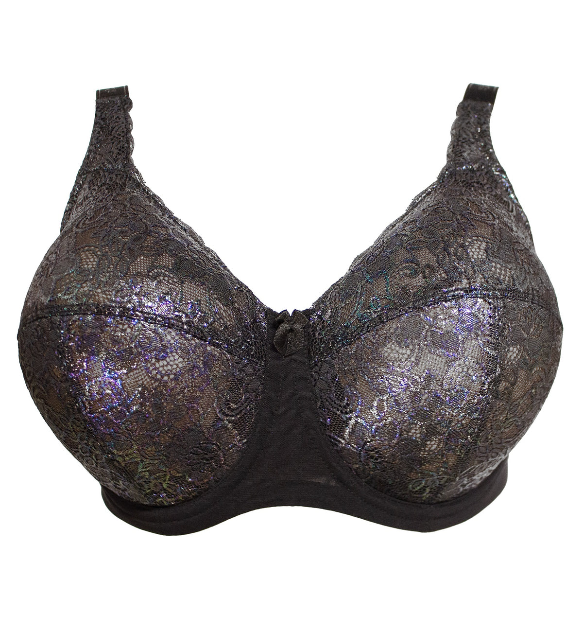 Elila Isabella Stretch Lace Full Coverage Underwire Bra (2311),36F,Mermaid - Mermaid,36F