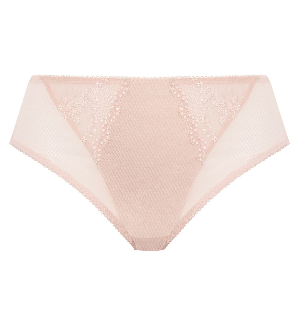 Elomi Charley Matching High Leg Brief (4386),XL,Ballet Pink - Ballet Pink,XL