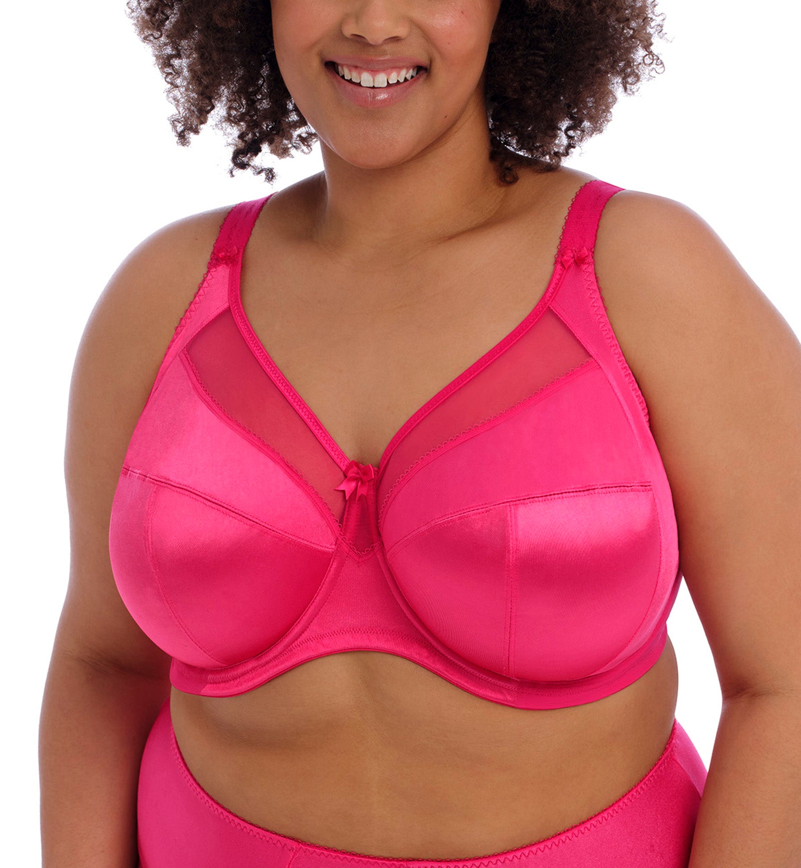 Goddess Keira Support Underwire Bra (6090),34I,Hot Pink - Hot Pink,34I
