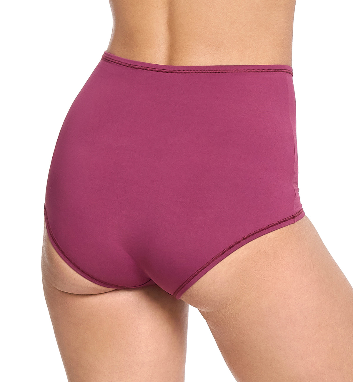 Hanky Panky YourFit High Rise Boyshort (6S2264),Medium,Mulled Wine - Mulled Wine,One Size
