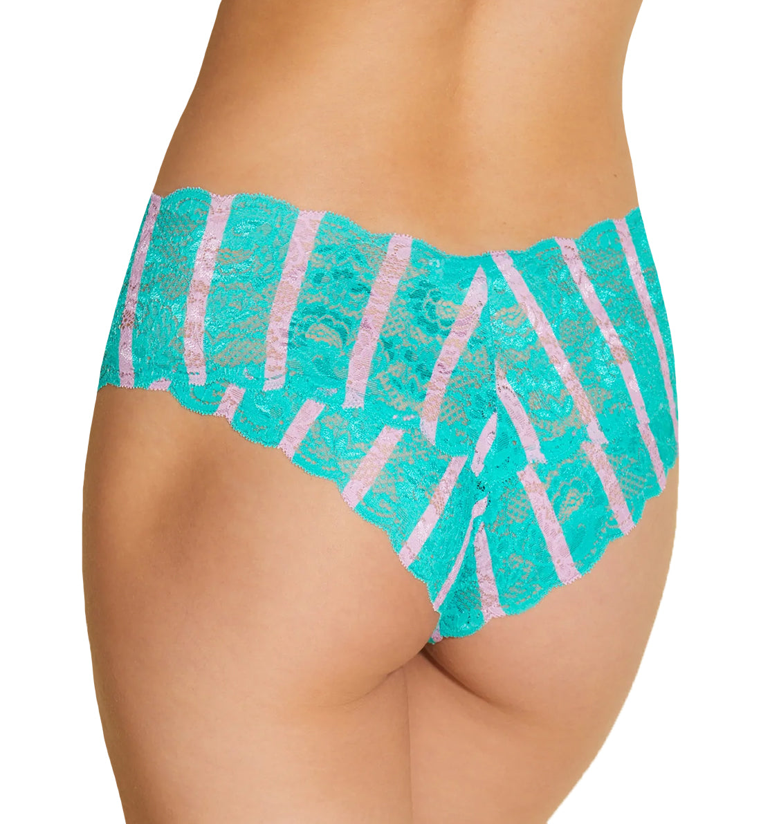Cosabella Never Say Never Printed Hottie Lowrider Hotpant (NEVEP07ZL),S/M,Andaman Stripe - Andaman Stripe,S/M
