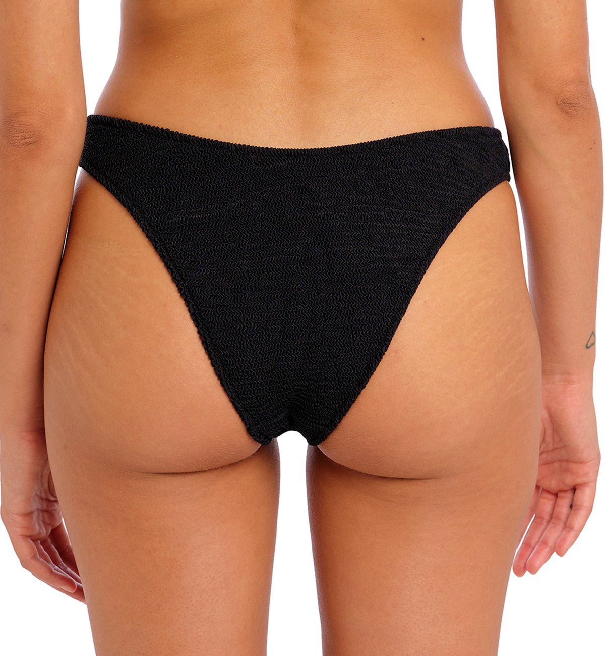 Freya Ibiza Waves High Leg Bikini Swim Brief (203885),XS,Black - Black,XS