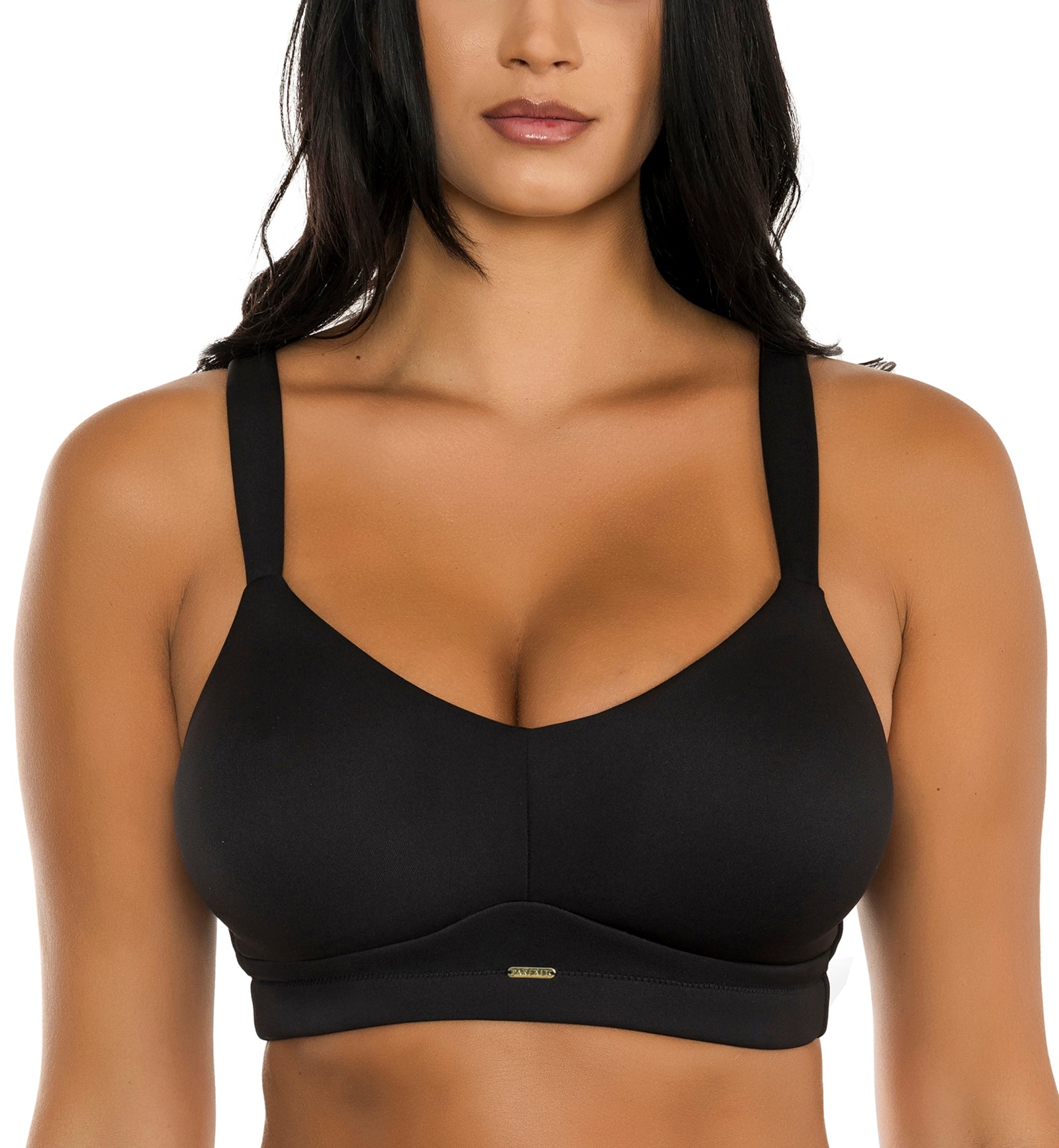 Parfait Holly Seamless Wire-Free Bra (P8000),S,Black - Black,Small