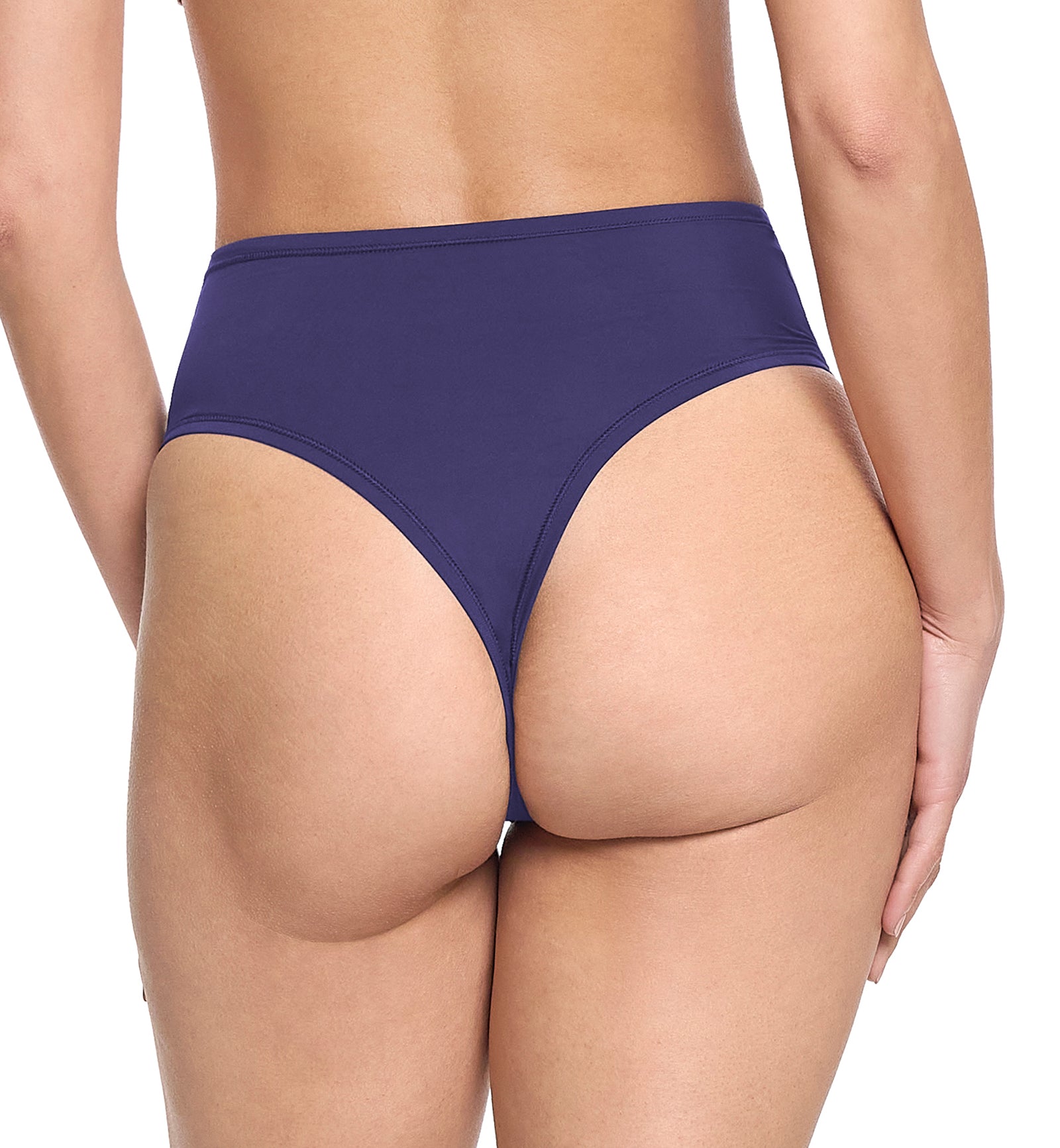 Hanky Panky YourFit High Cut Thong (6S1924),Retrograde - Retrograde,One Size