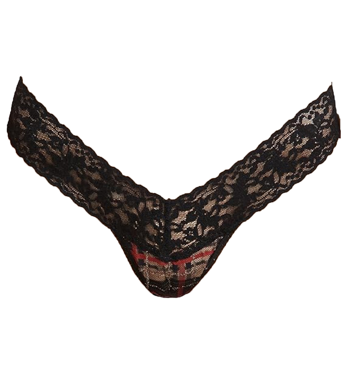 Hanky Panky Signature Lace Printed Low Rise Thong (PR4911P),Gilded Glen - Gilded Glen,One Size