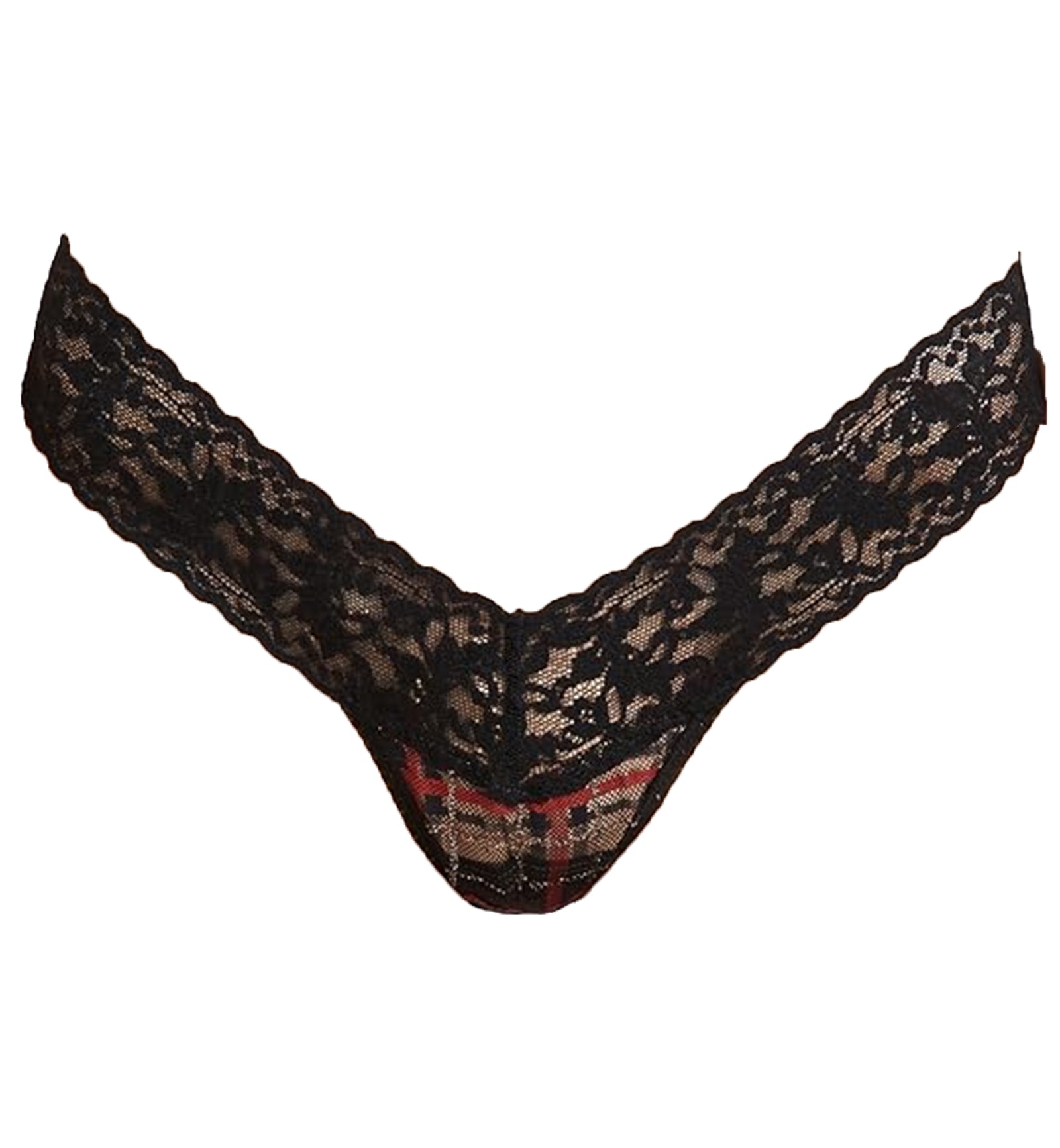 Hanky Panky Signature Lace Printed Low Rise Thong (PR4911P),Gilded Glen - Gilded Glen,One Size