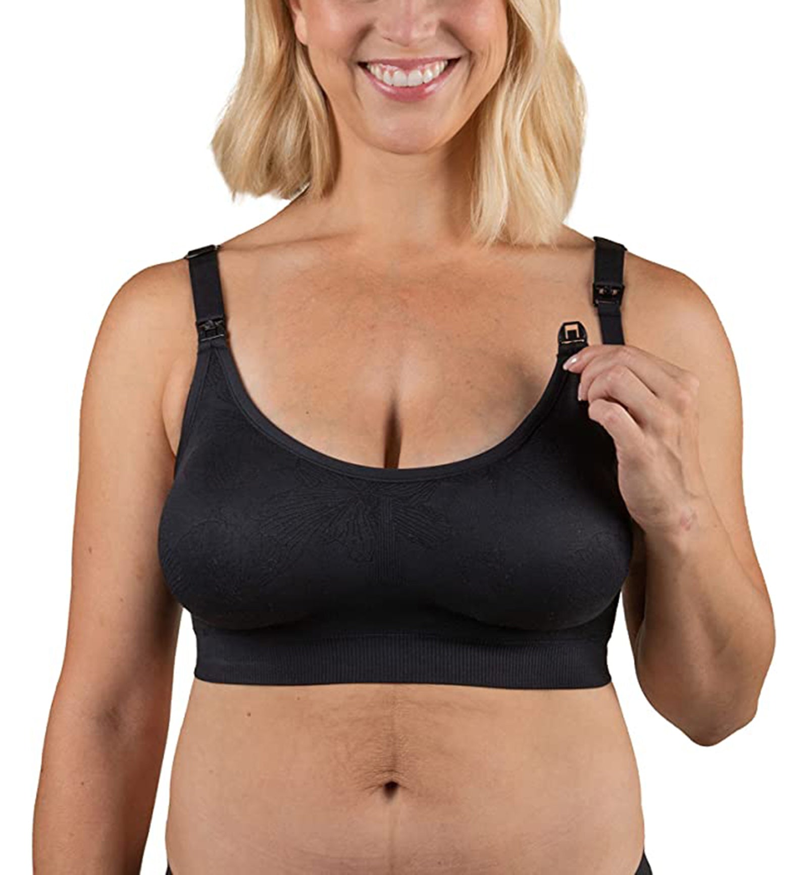 BRAVADO! Beaucoup Nursing Bra (11033BA),Small,Black - Black,Small