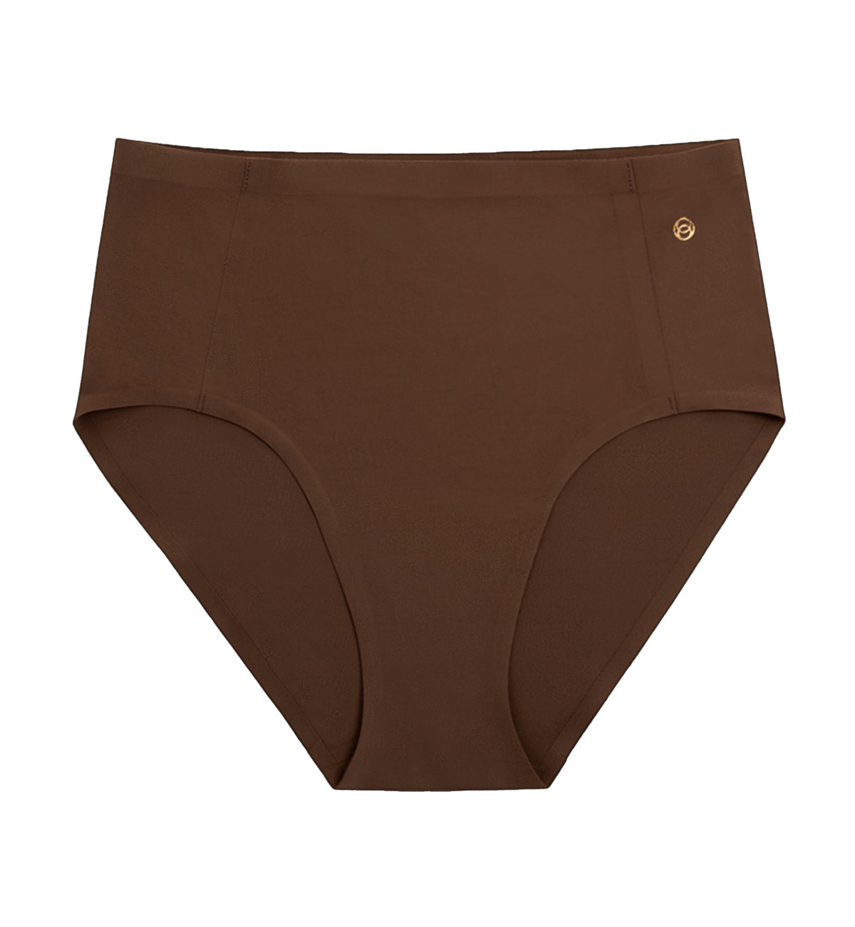 Evelyn & Bobbie High-Waisted Retro Bikini Panty (1704),US 0-14,Umber - Umber,US 0-14