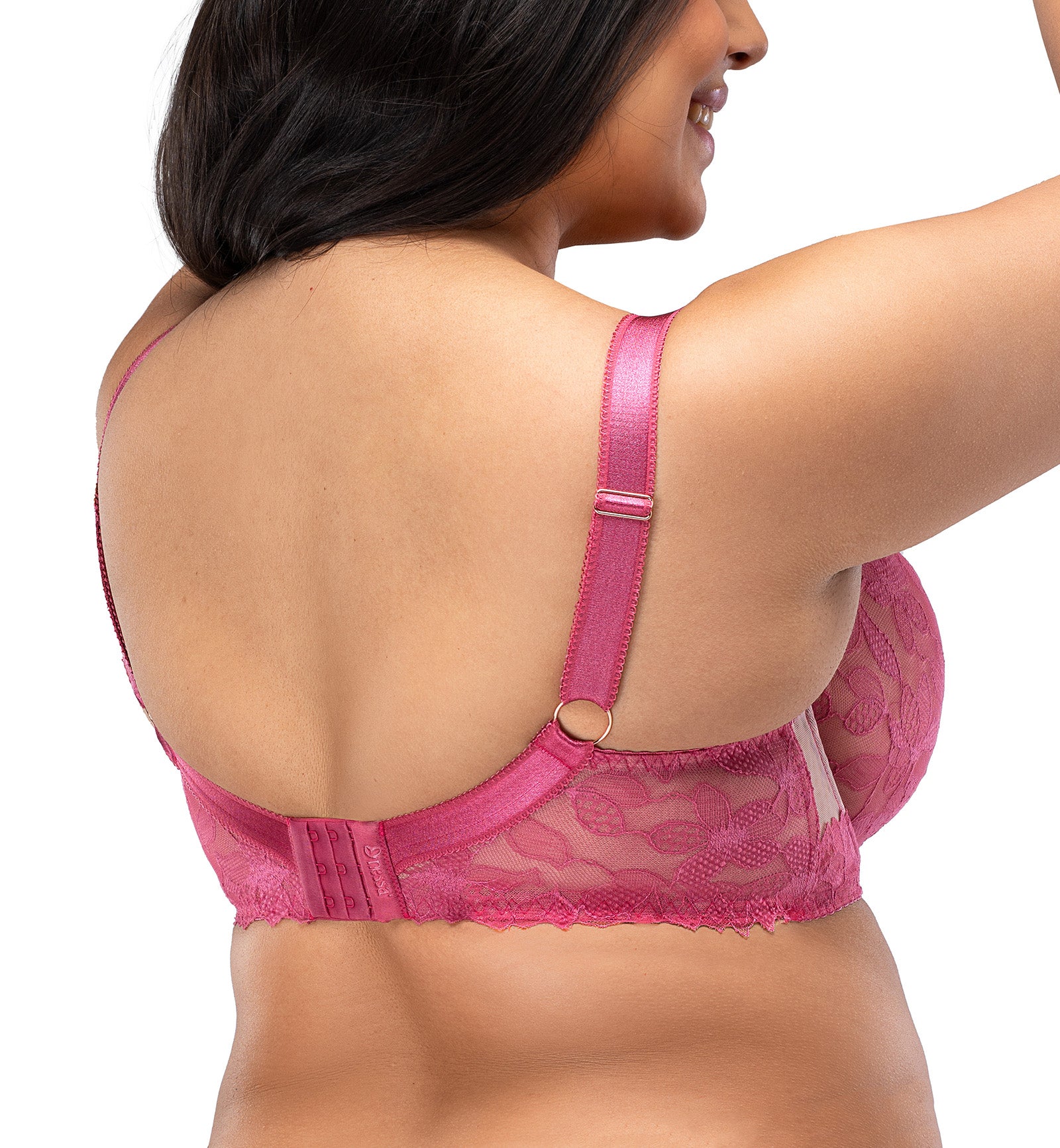 Nessa Lauren Underwire Soft Bra (N550),30J,Raspberry - Raspberry,30J
