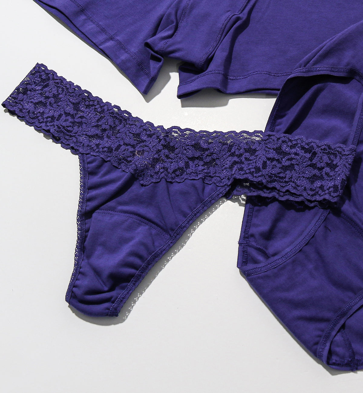 Hanky Panky Cotton Low Rise Thong (891581P),Folk Song - Folk Song,One Size