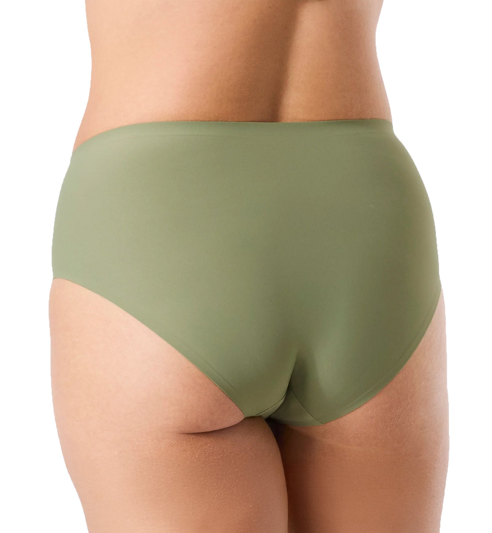 Evelyn & Bobbie High-Waisted Retro Bikini Panty (1704),US 0-14,Matcha - Matcha,US 0-14