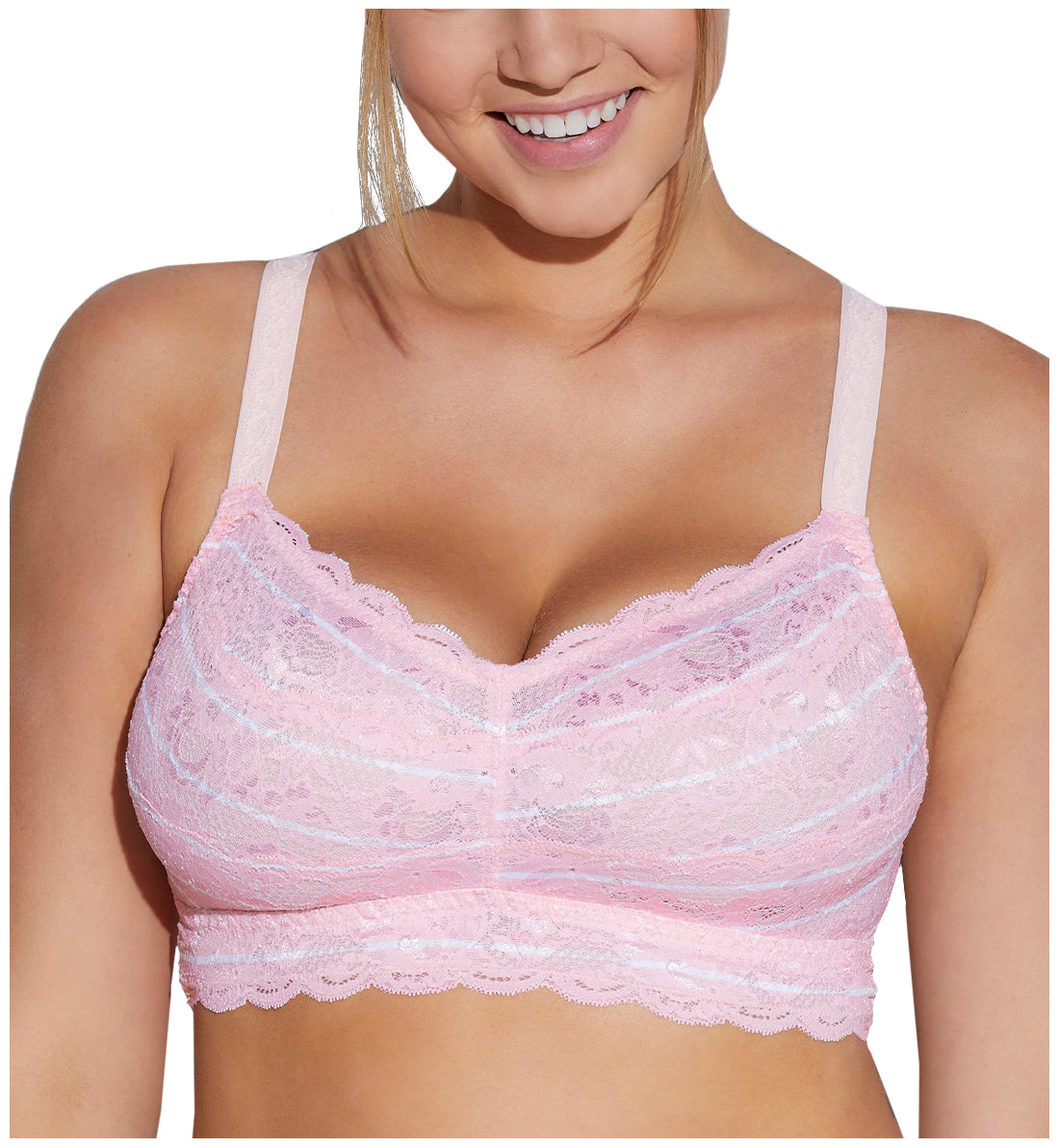 Cosabella Never Say Never Printed CURVY Sweetie Bralette (NEVEP1310),XS,Fiore Stripe - Fiore Stripe,XS
