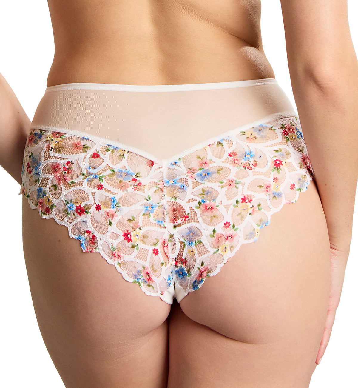 Panache Allure Deep Brief (10764),Small,Bloom - Bloom,Small