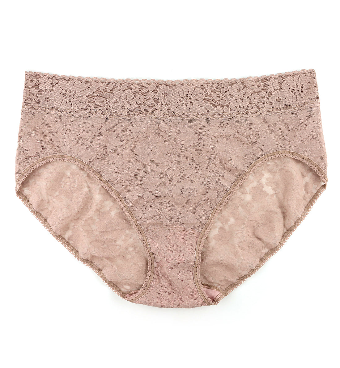 Hanky Panky Daily Lace French Brief PLUS (772461X),1X,Taupe - Taupe,1X