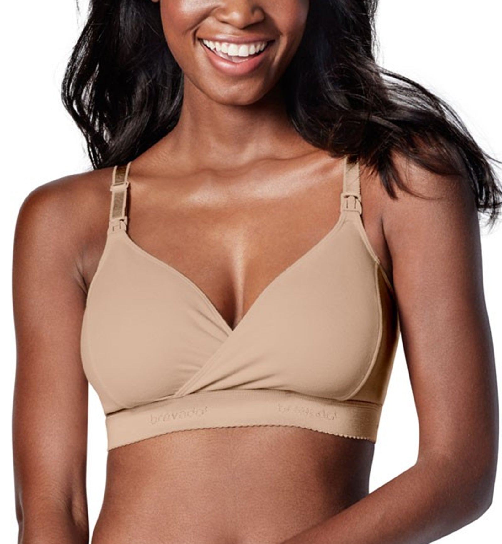 BRAVADO! The Original Wire-Free Nursing Bra Plus (1012),Small,Butterscotch - Butterscotch,Small