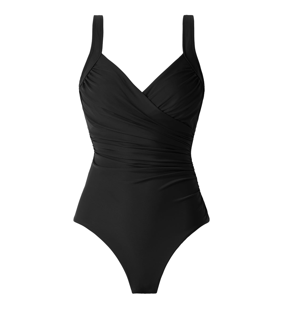 Miraclesuit Sanibel Plus Size Underwire One Piece Swimsuit (6518963W),16,Black - Black,16W