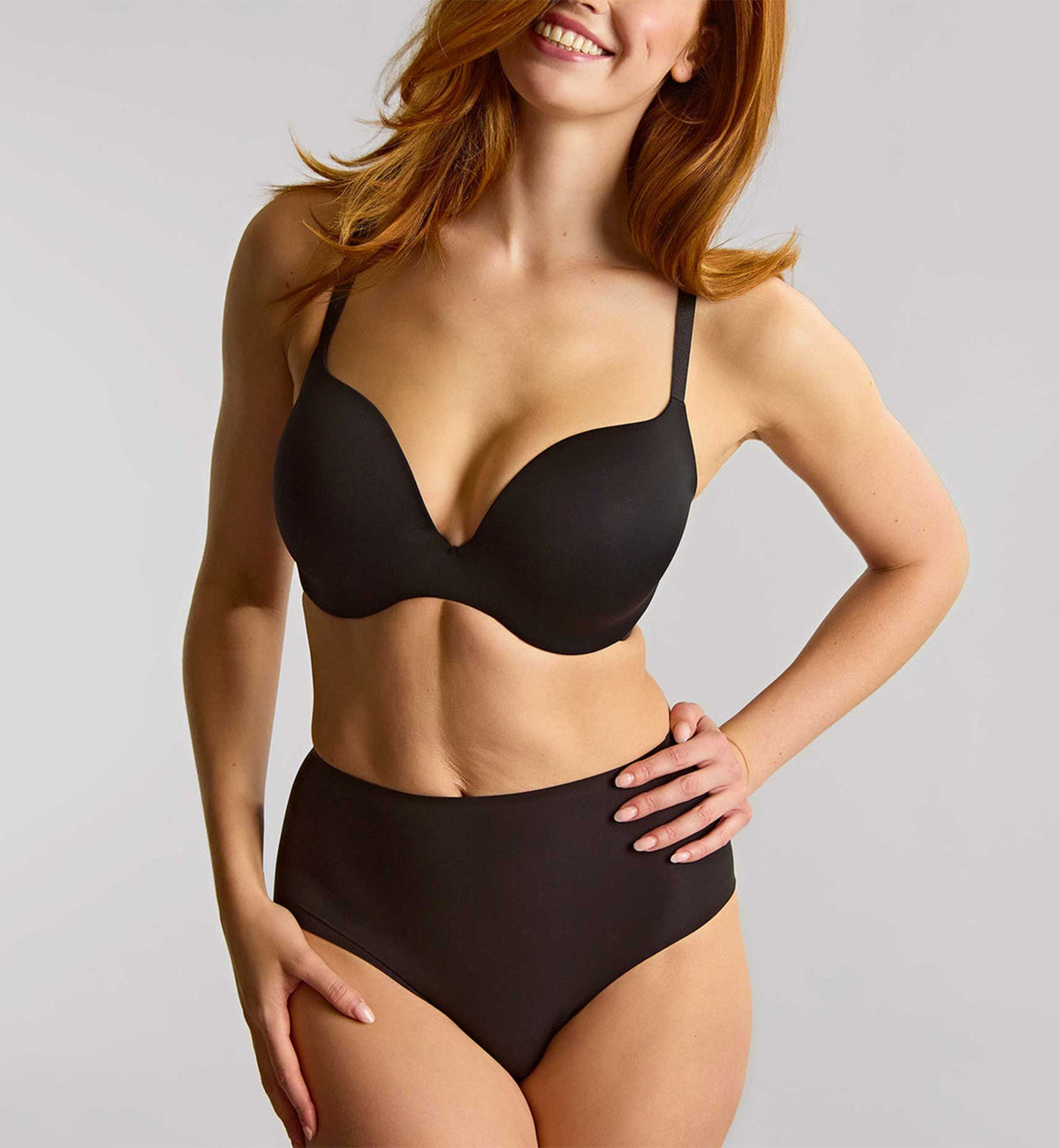 Panache 365 Deep Brief (10904),Small,Black - Black,Small