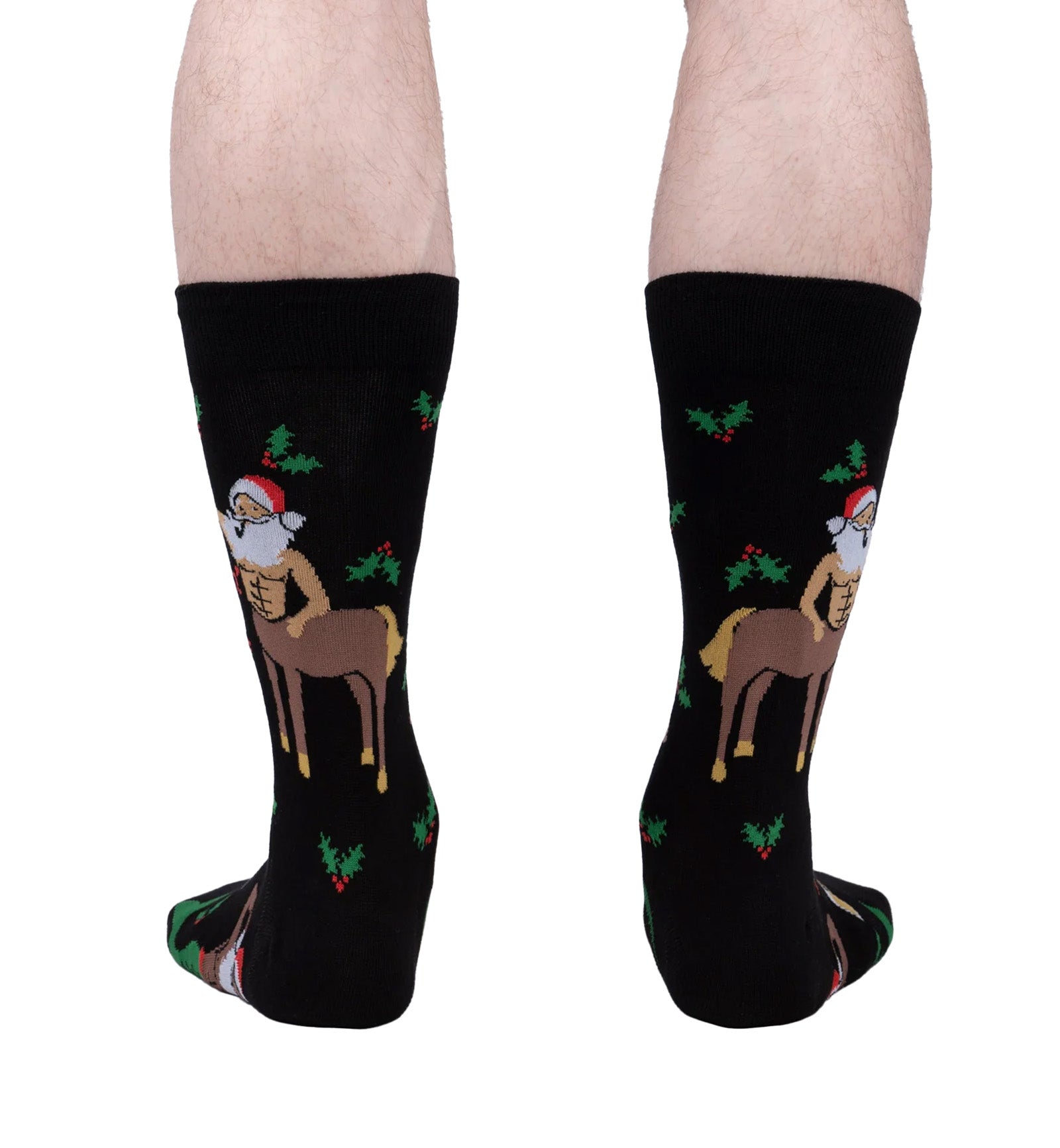 SOCK it to me Men's Crew Socks (mef0476),Sleighin' It - Sleighin' It,One Size