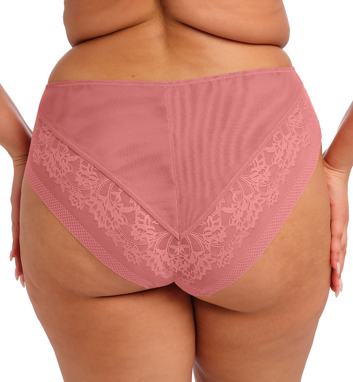 Elomi Nerina Matching High Leg Brief (302753),Small,Dusty Rose - Dusty Rose,Small