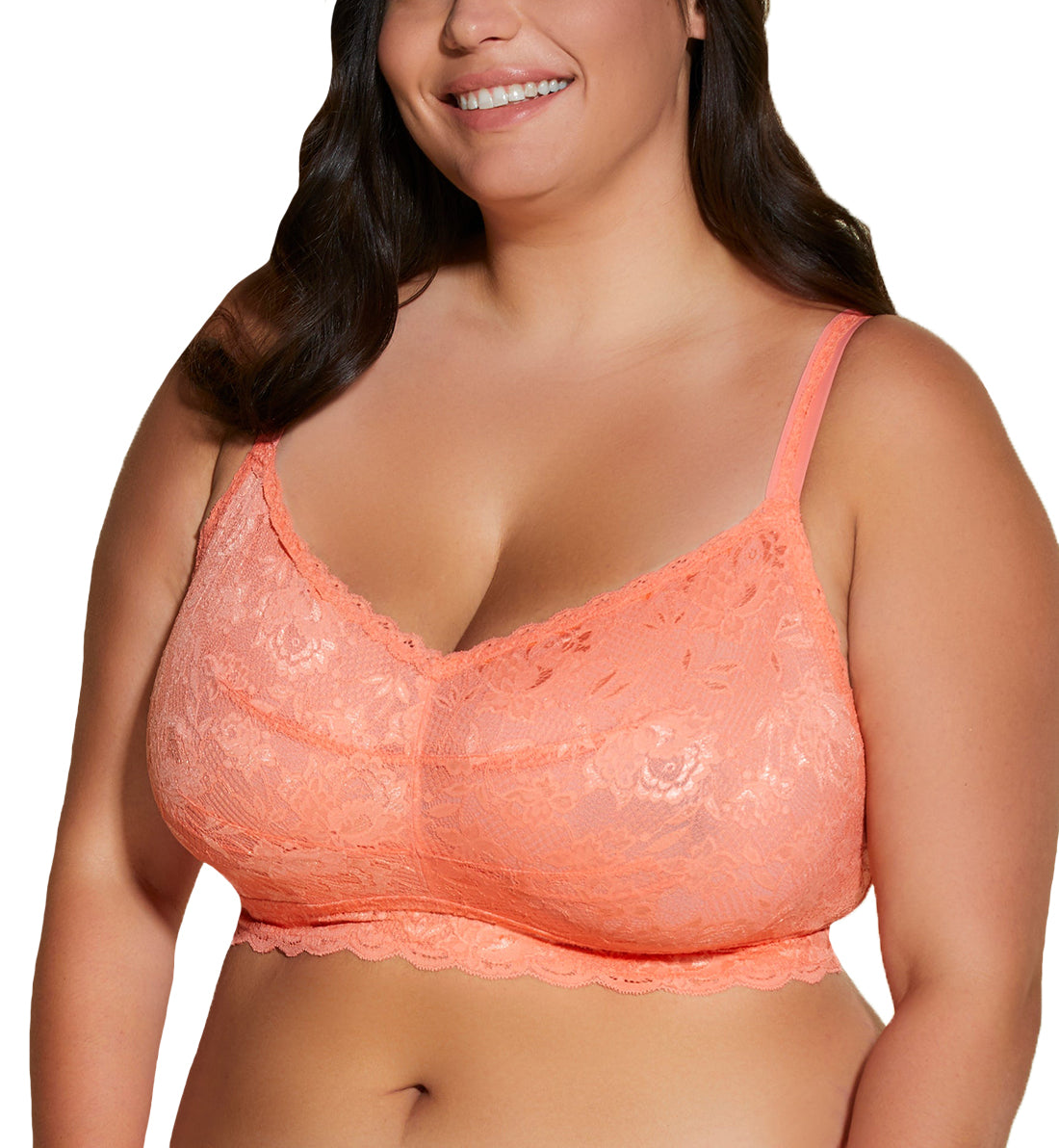 Cosabella NSN ULTRA CURVY Sweetie Bralette (NEVER1321),XS,Coral Breeze - Coral Breeze,XS