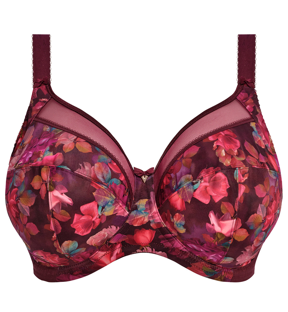 Goddess Kayla Support Underwire Bra (6162),34I,Plum Rose - Plum Rose,34I