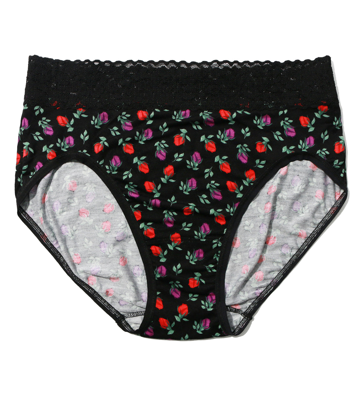 Hanky Panky DreamEase Printed French Brief (PR682464),Small,Cherry Bomb - Cherry Bomb,Small