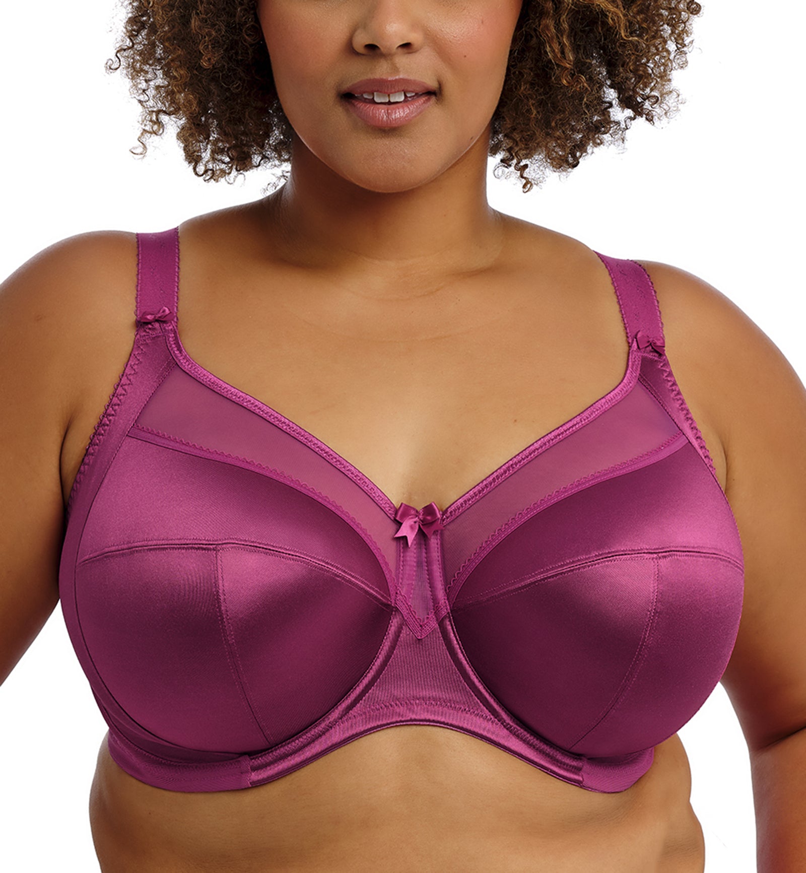 Goddess Keira Support Underwire Bra (6090),34I,Mulberry - Mulberry,34I