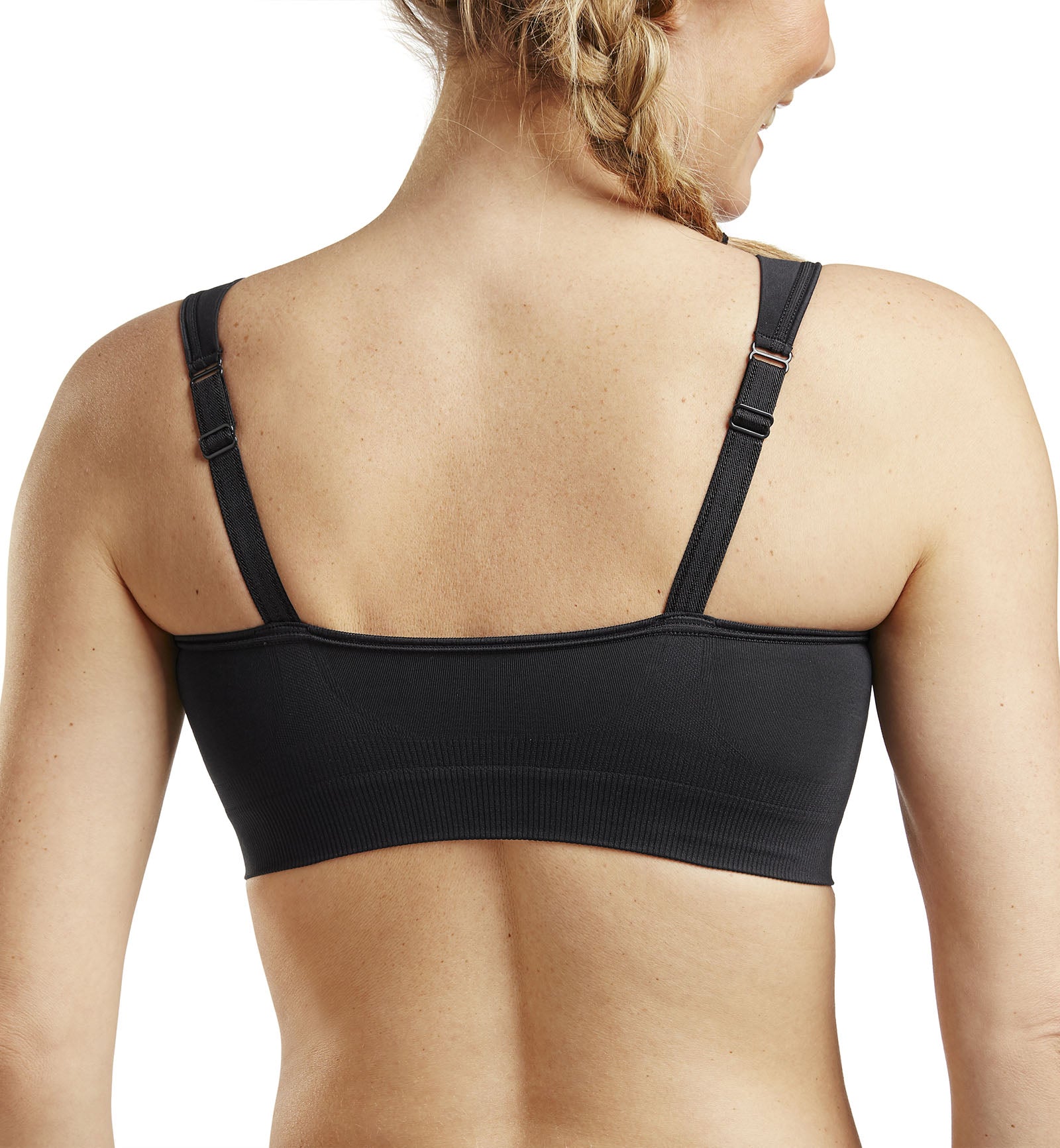 CAREFIX Anna Zip Front Post-Op Comfort Bra (3270),Medium,Black - Black,Medium