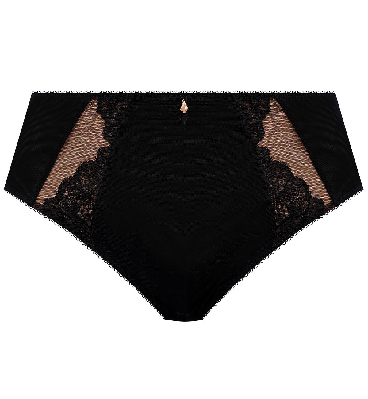 Elomi Cate Allure Full Panty Brief (302451),Medium,Black - Black,Medium