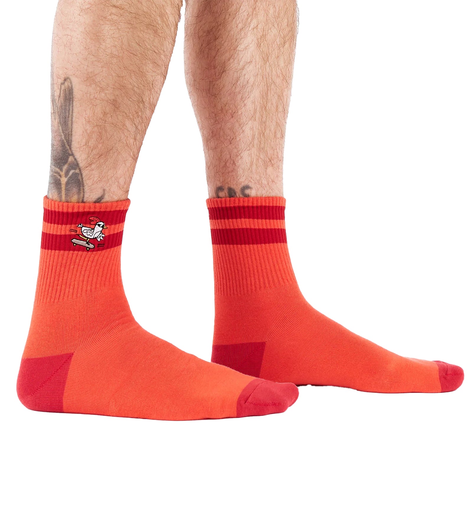 SOCK it to me Quarter Crew Socks (E0001),Rad Chicken - Rad Chicken,One Size