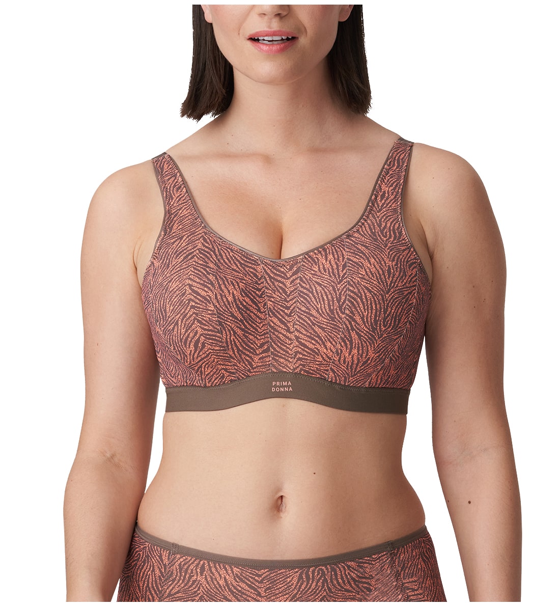 PrimaDonna Dromeas Padded Underwire Sports Bra (6000616),30F,Golden Shadow - Golden Shadow,30F