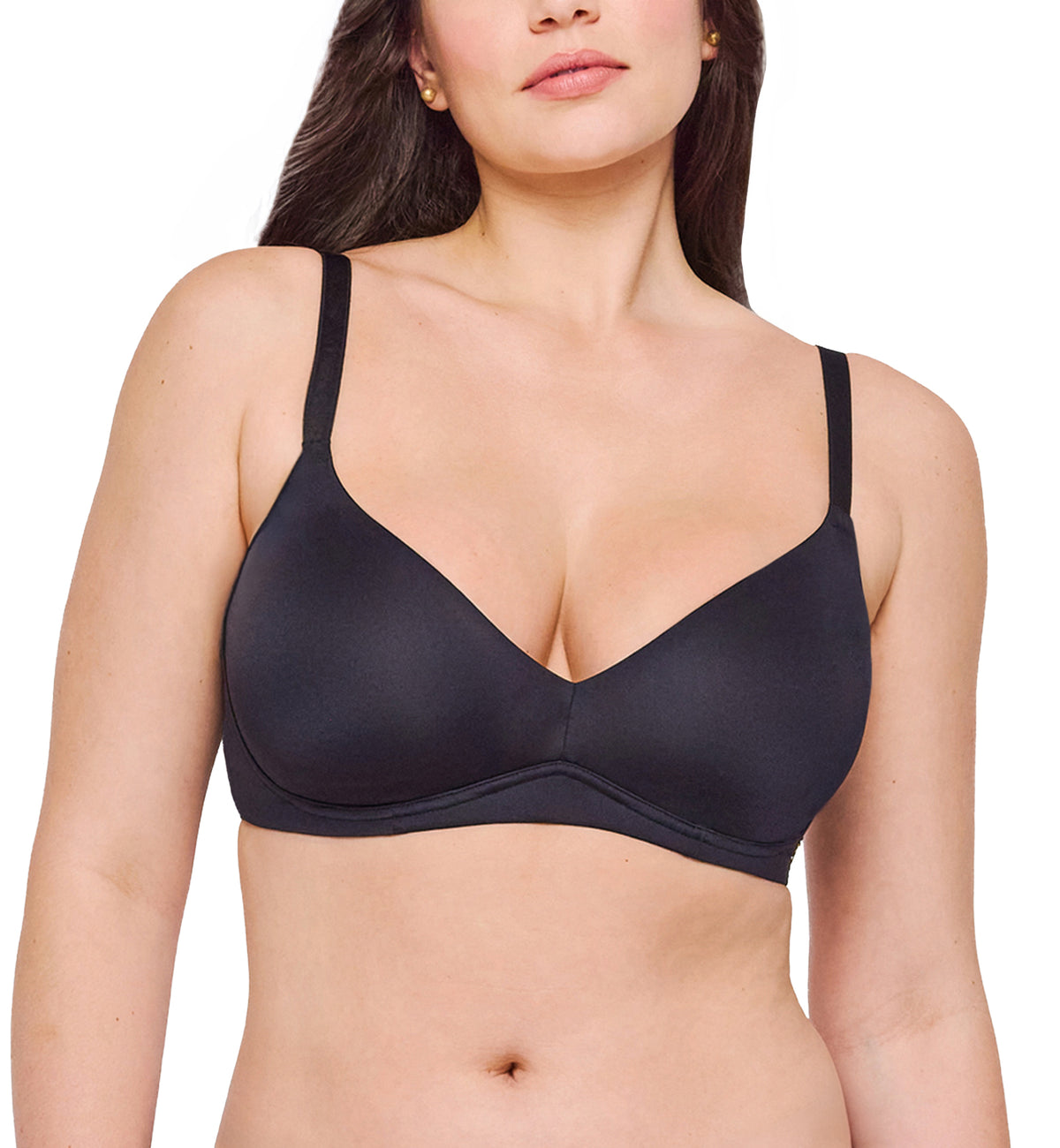 Cosabella Lisciante CURVY Bralette (LISCI1342),XS,Black - Black,XS