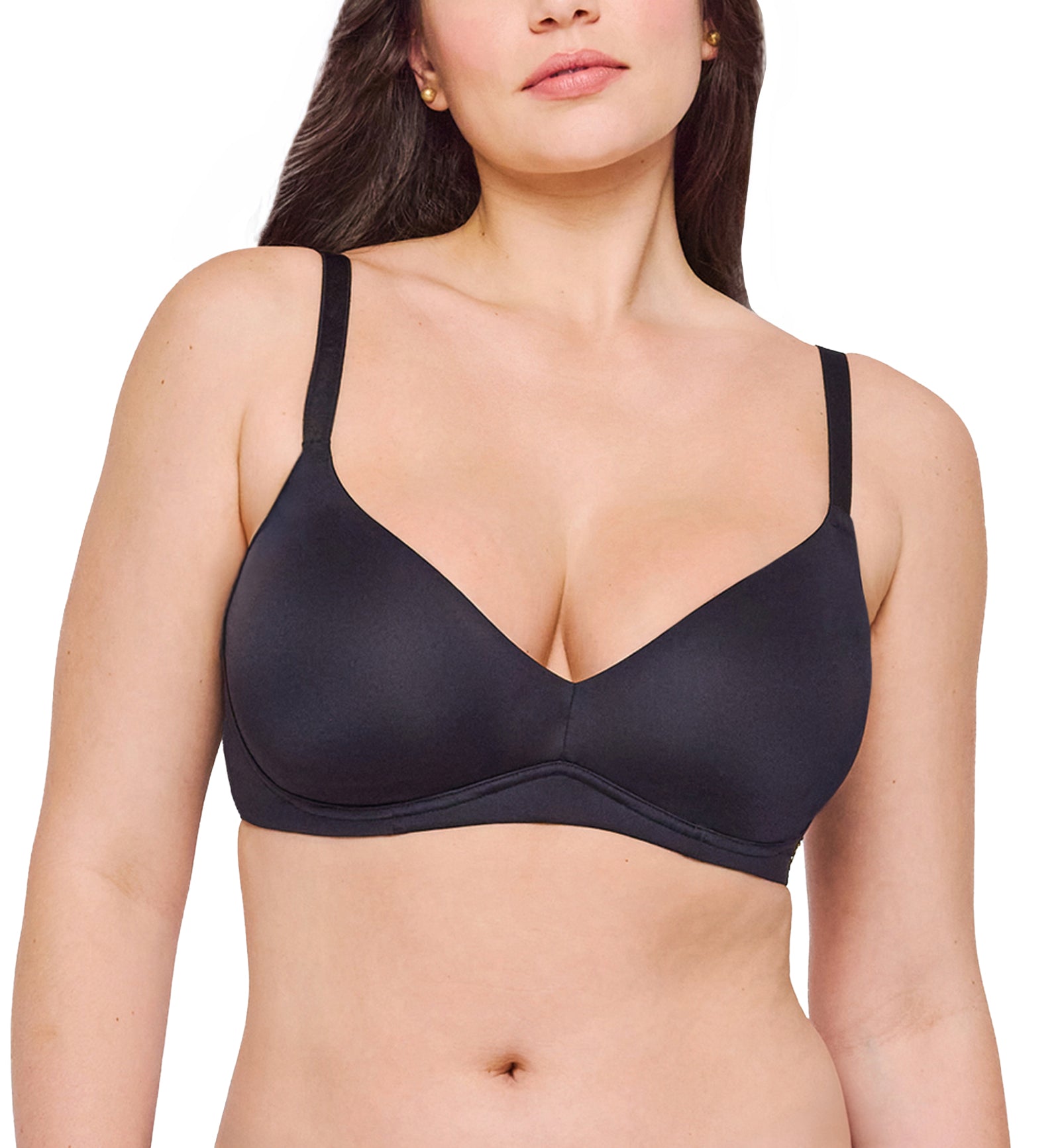 Cosabella Lisciante CURVY Bralette (LISCI1342),XS,Black - Black,XS