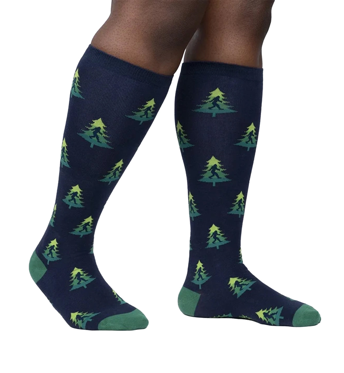SOCK it to me Unisex Stretch-It Knee High Socks (s0122),Do You Tree What I Tree - Do You Tree What I Tree,One Size