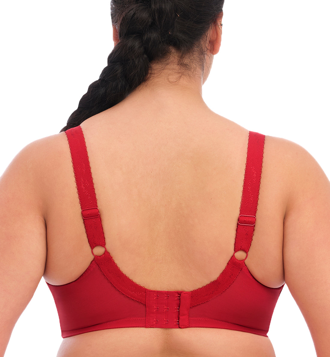 Elomi Morgan Stretch Lace Banded Underwire Bra (4111),32GG,Haute Red - Haute Red,32GG